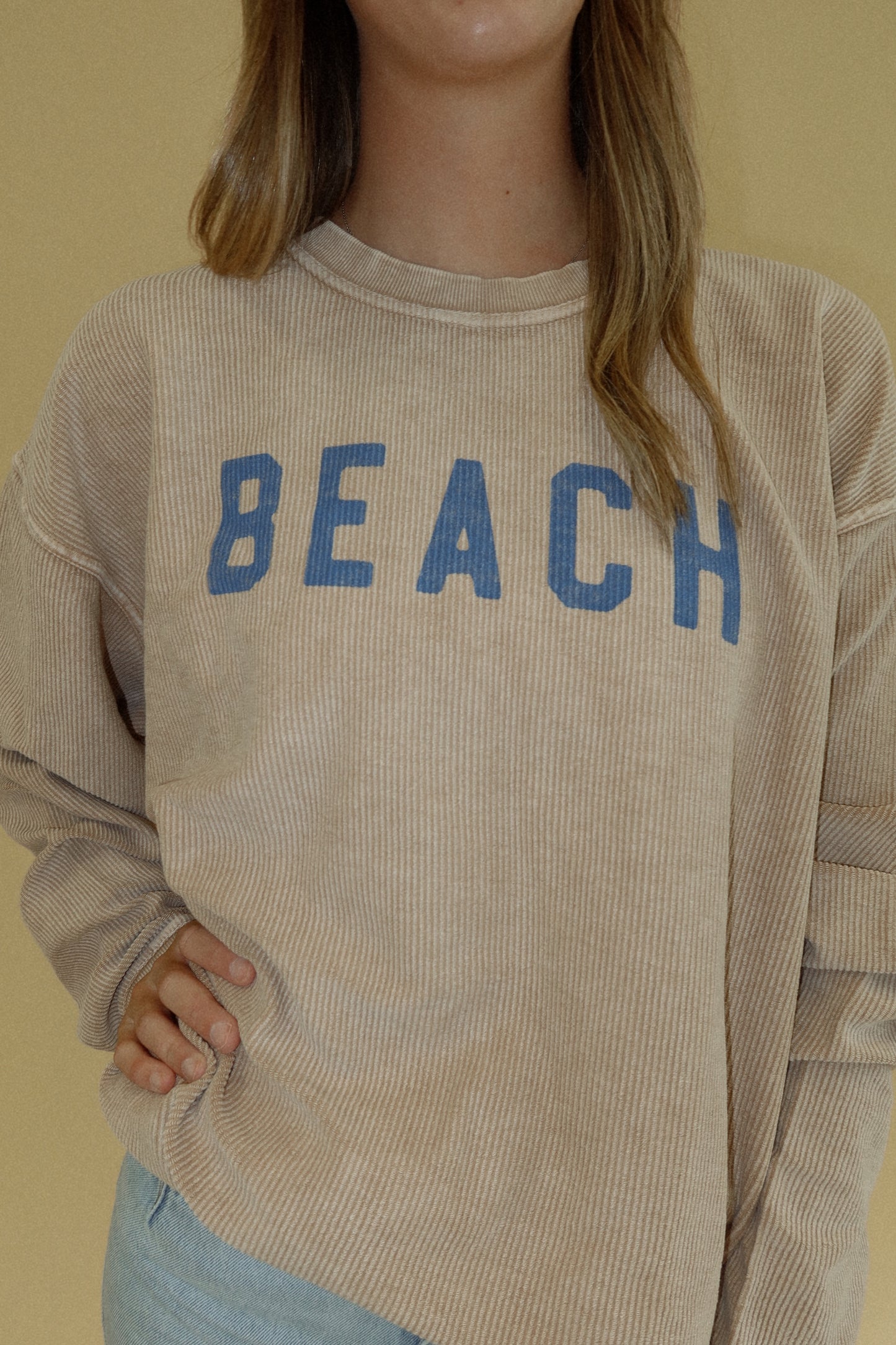 Beach Vintage Pullover
