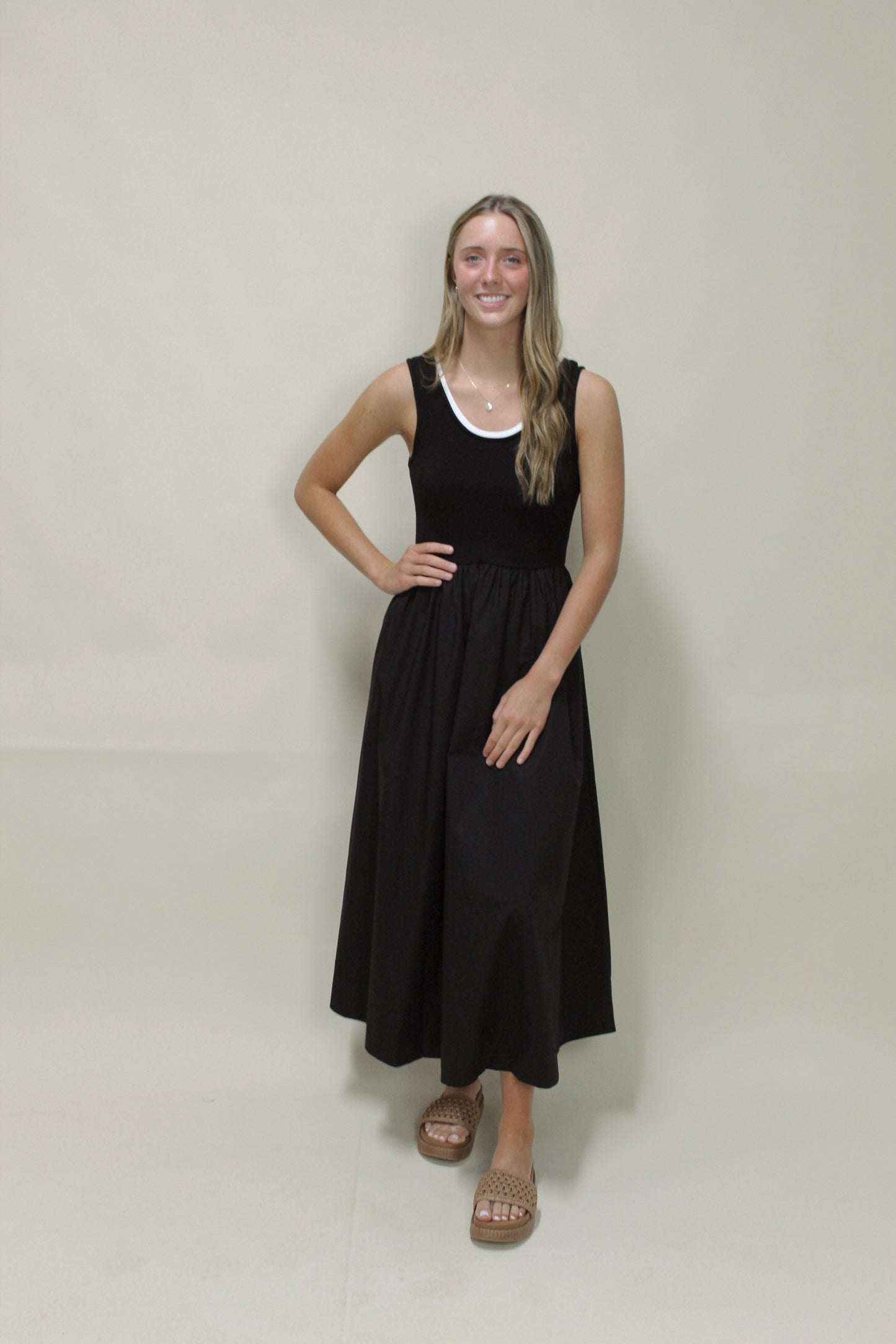 Nova Black Maxi Dress