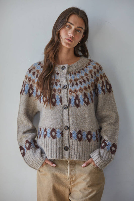 The Meadowbrook Button Cardigan