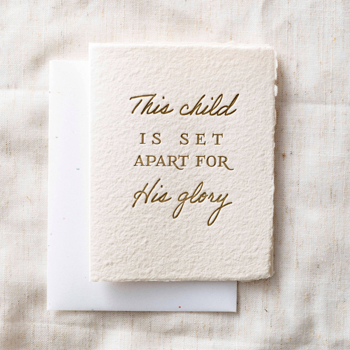 This Child Is Set Apart Card