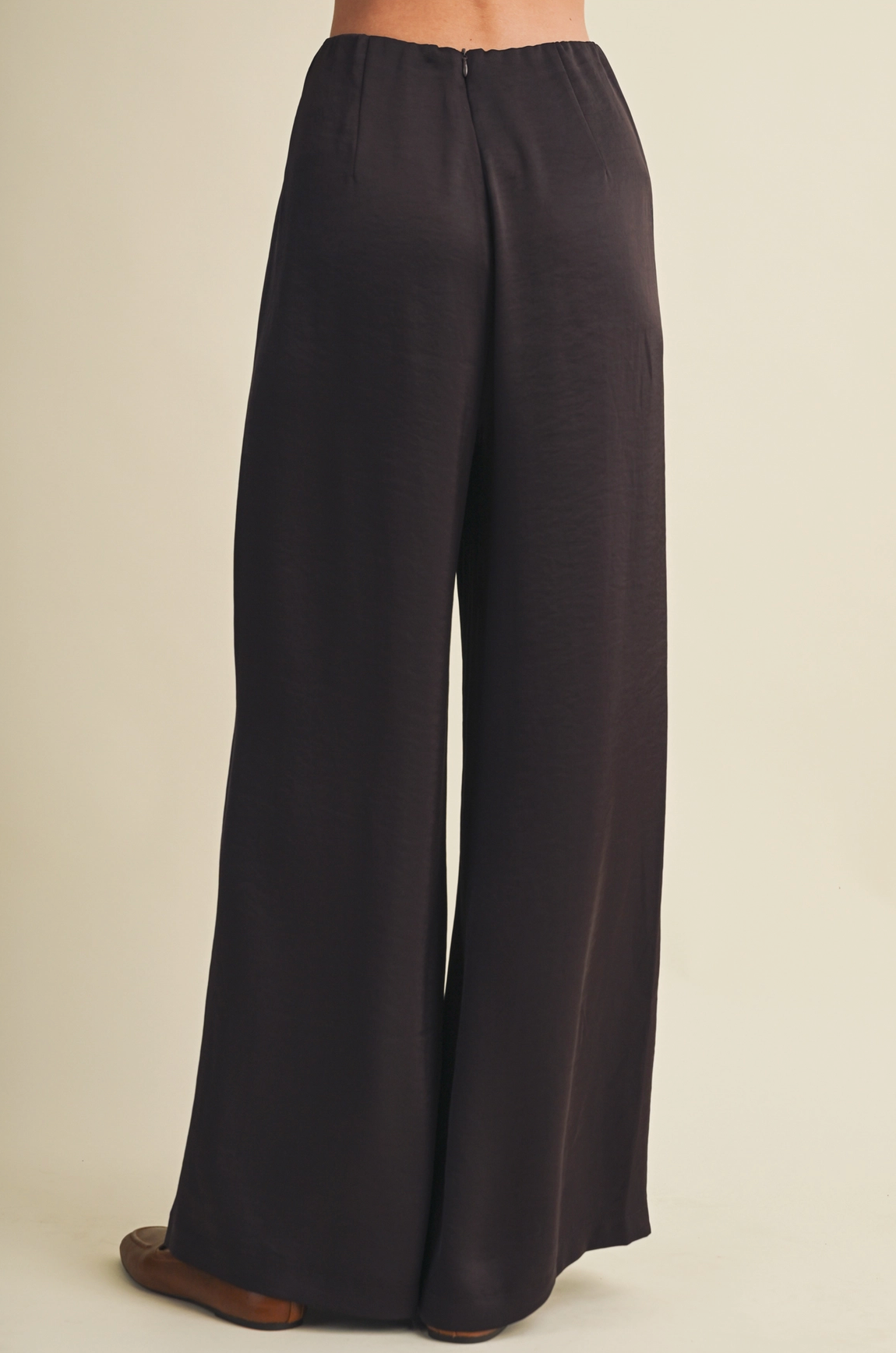 The Easy Does It Chocolate Wide Leg Pants