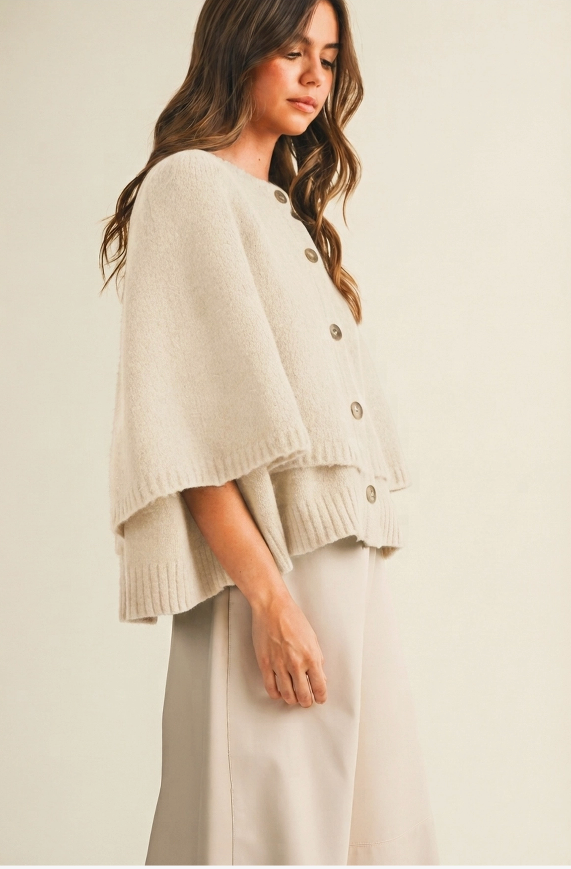The Willa Knit Cape Cardigan