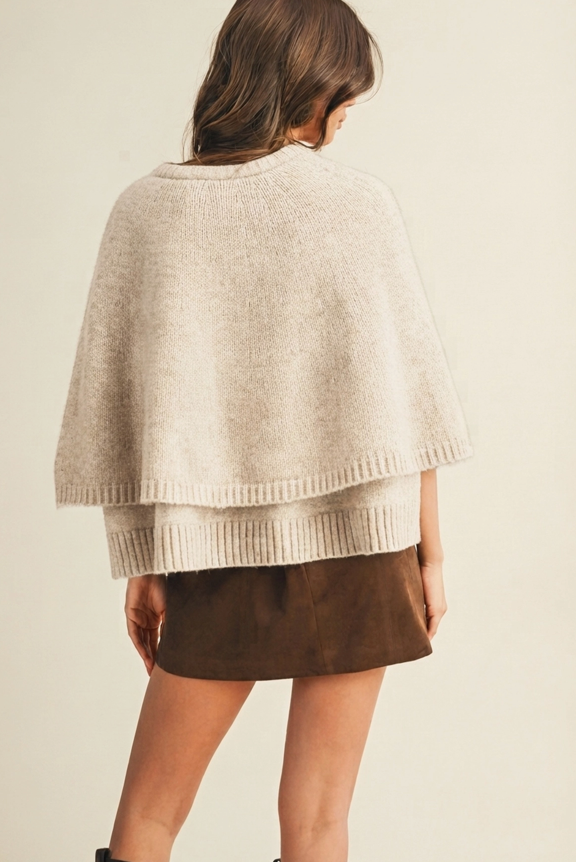 The Willa Knit Cape Cardigan
