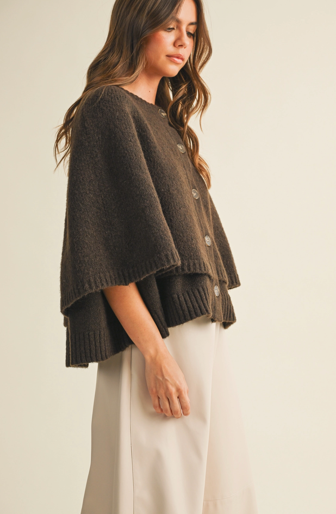 The Willa Knit Cape Cardigan