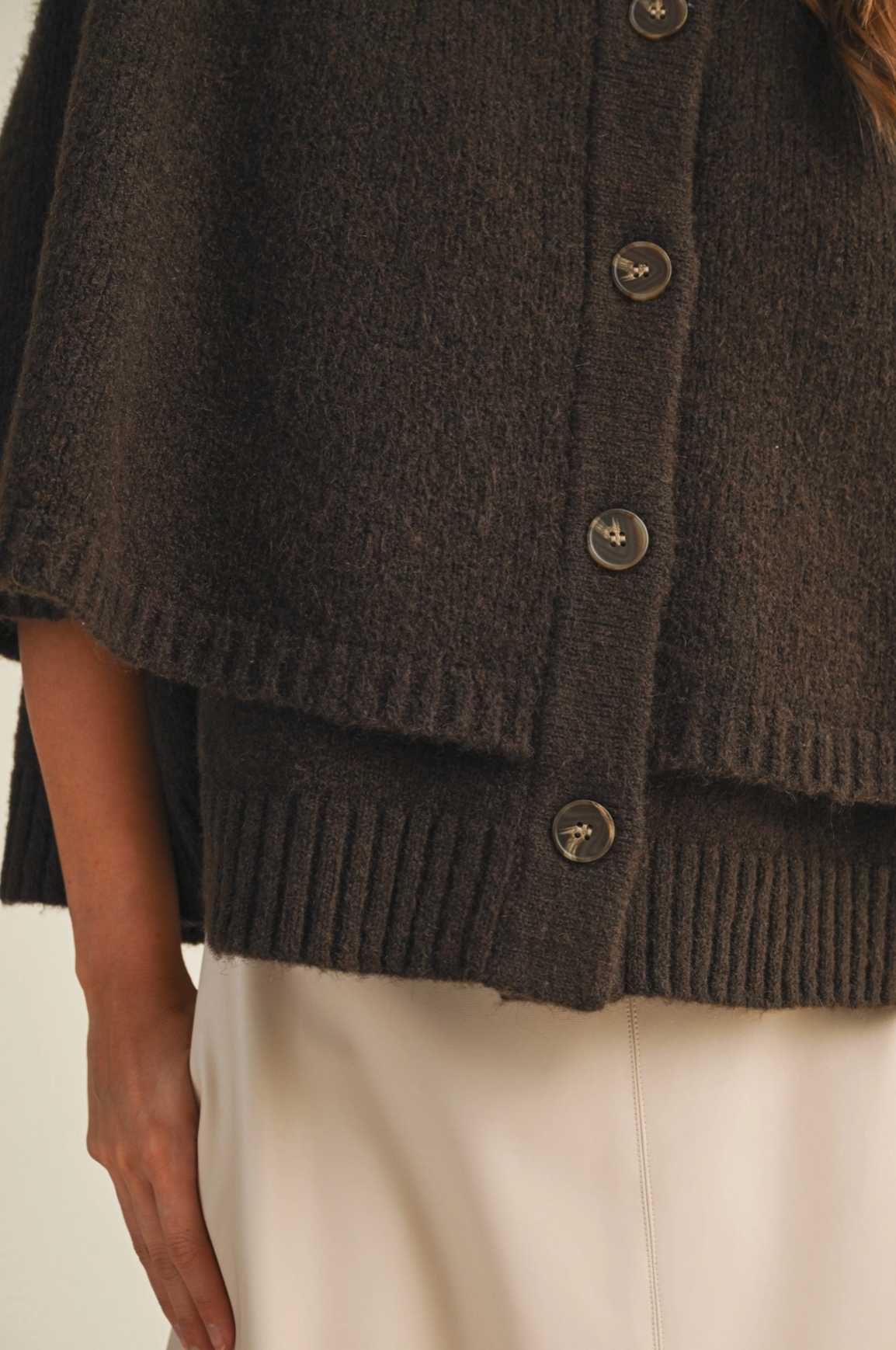 The Willa Knit Cape Cardigan