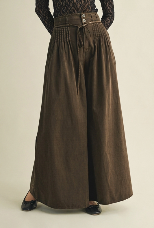 The Marlowe Pleated Wide Leg Pants