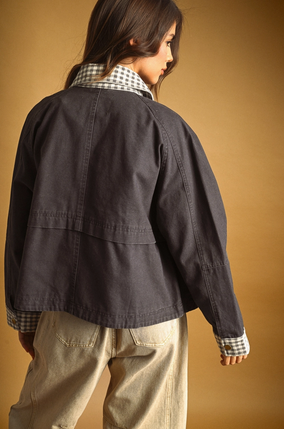 The Homegrown Gingham Utility Jacket