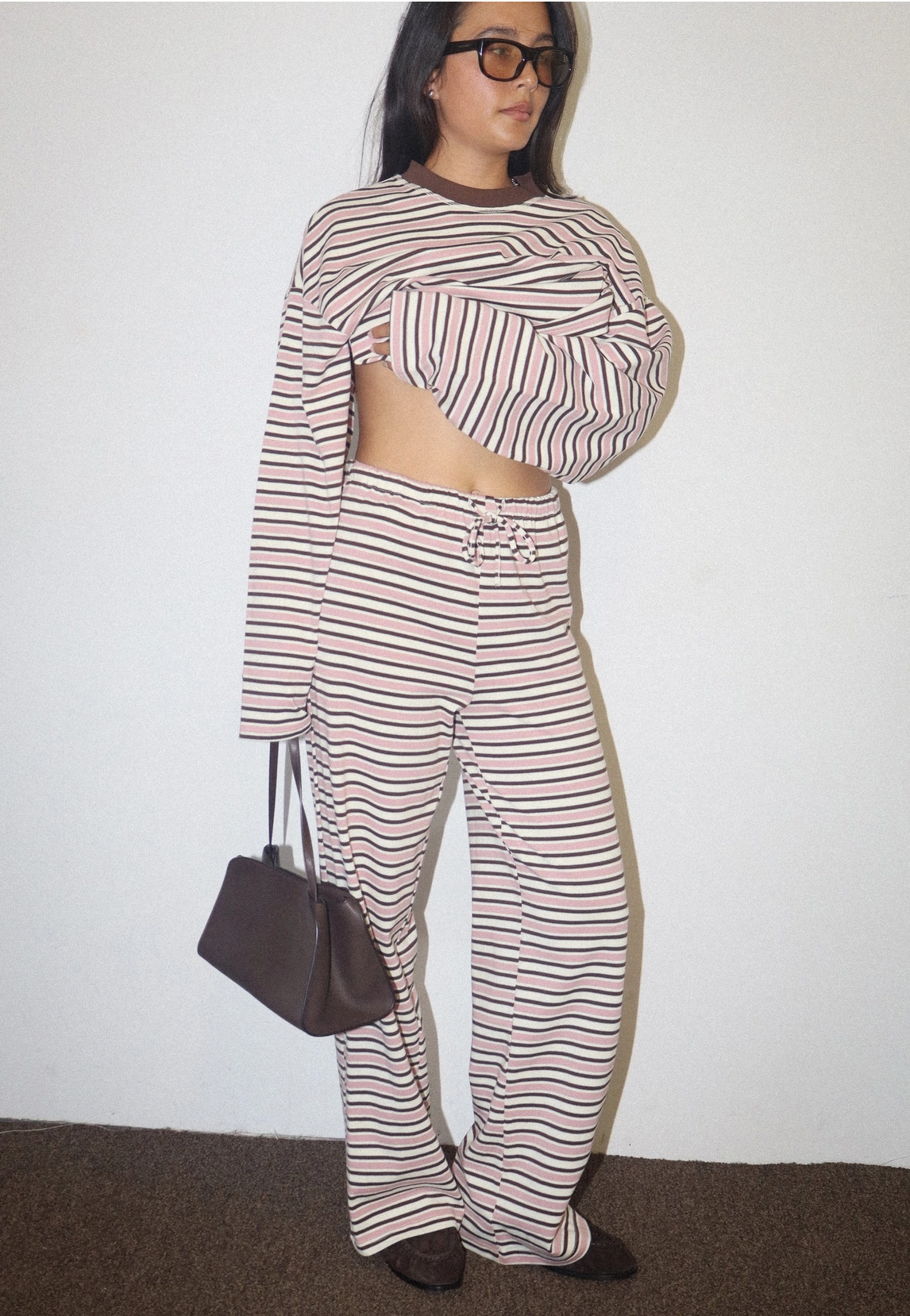 The Slow Mornings Striped Pants