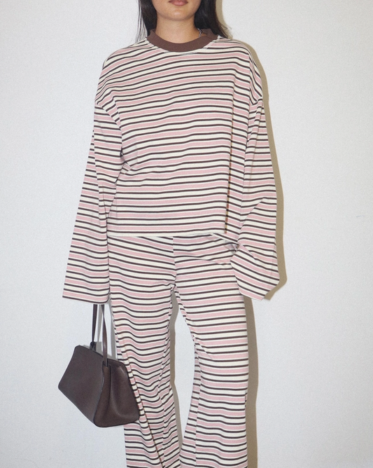 The Slow Mornings Striped Long Sleeve Top