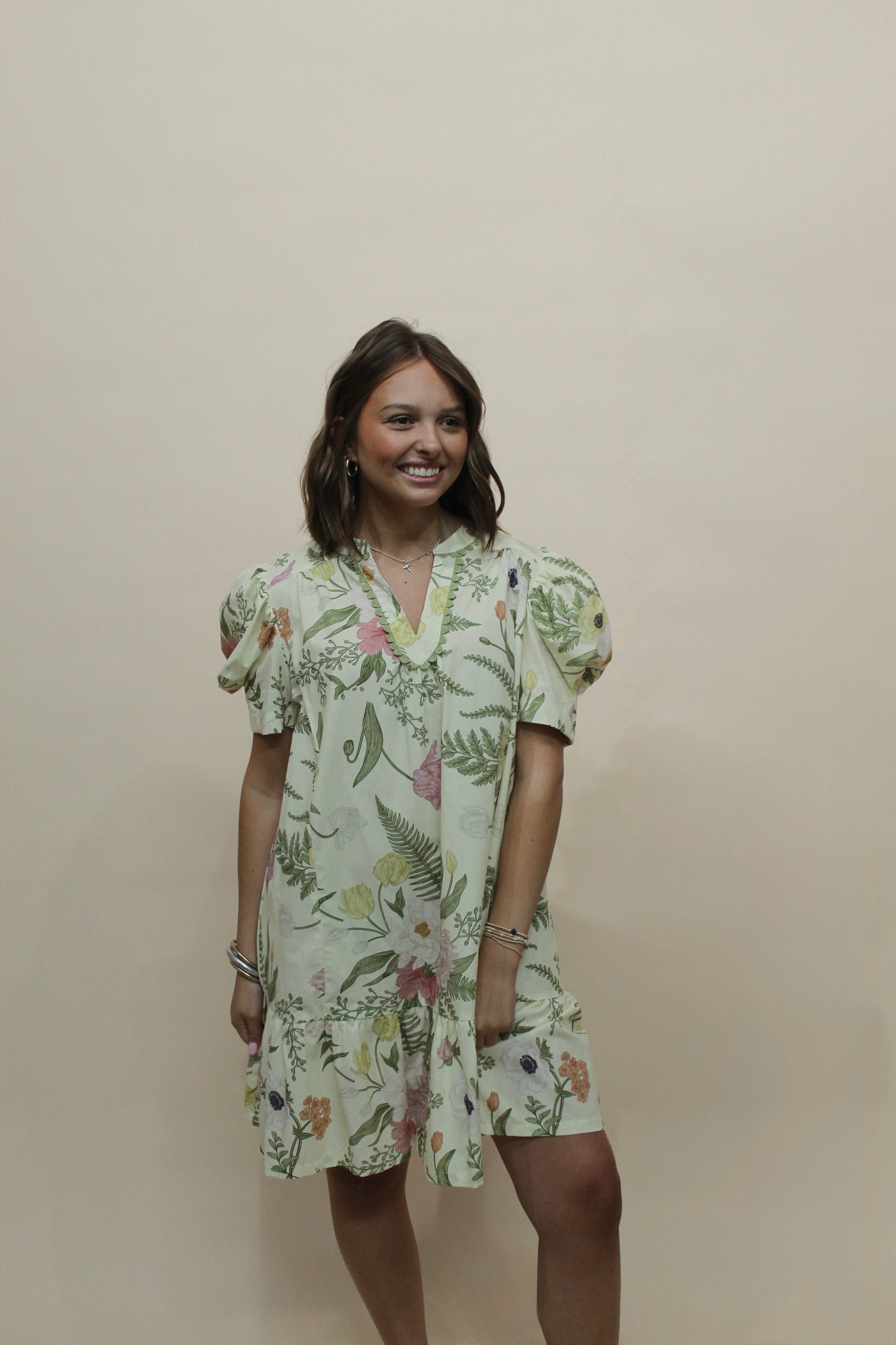 Meadow Floral Mini Dress