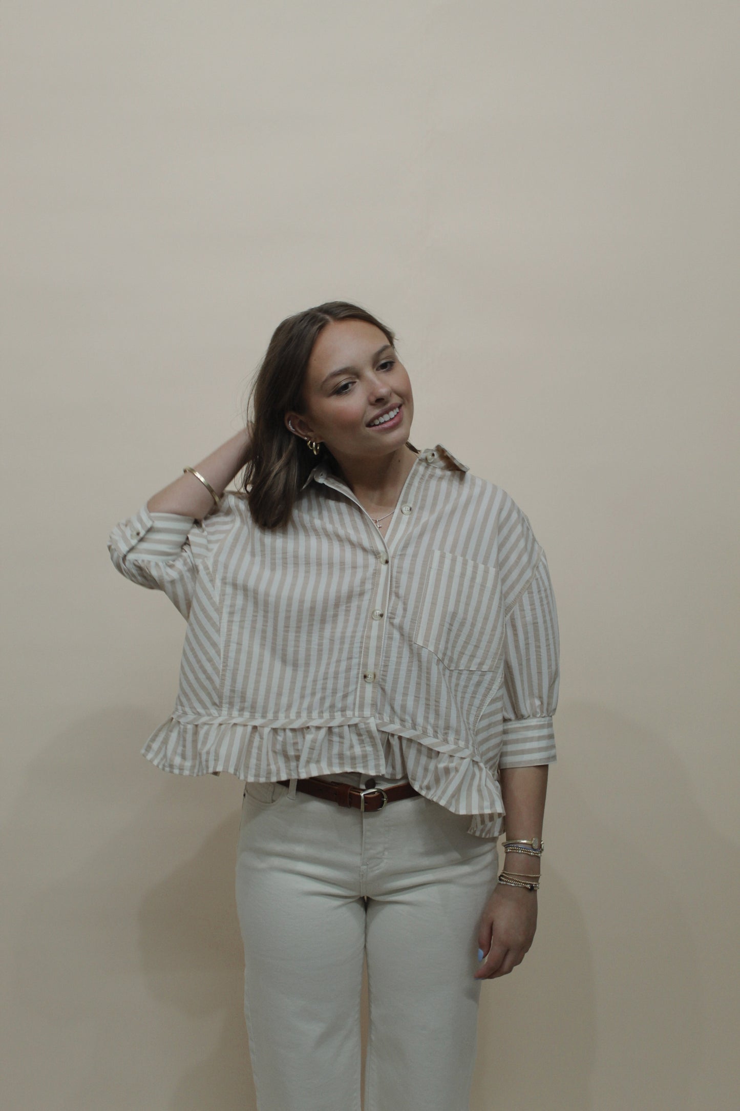 The Harbor View Striped Blouse