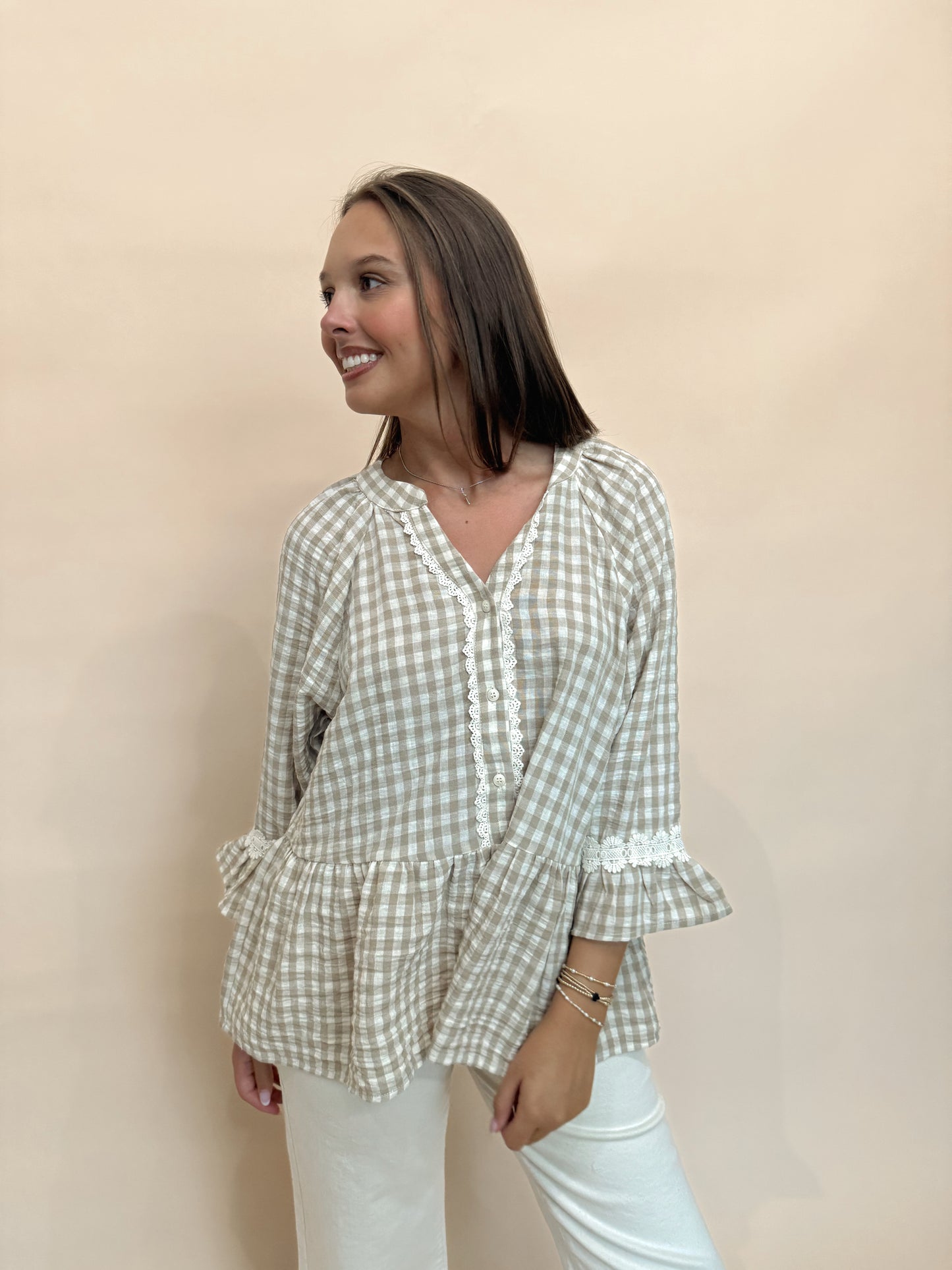 Willow Creek Gingham Top