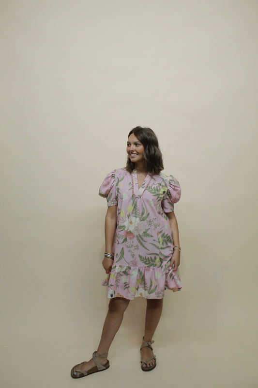Meadow Floral Mini Dress
