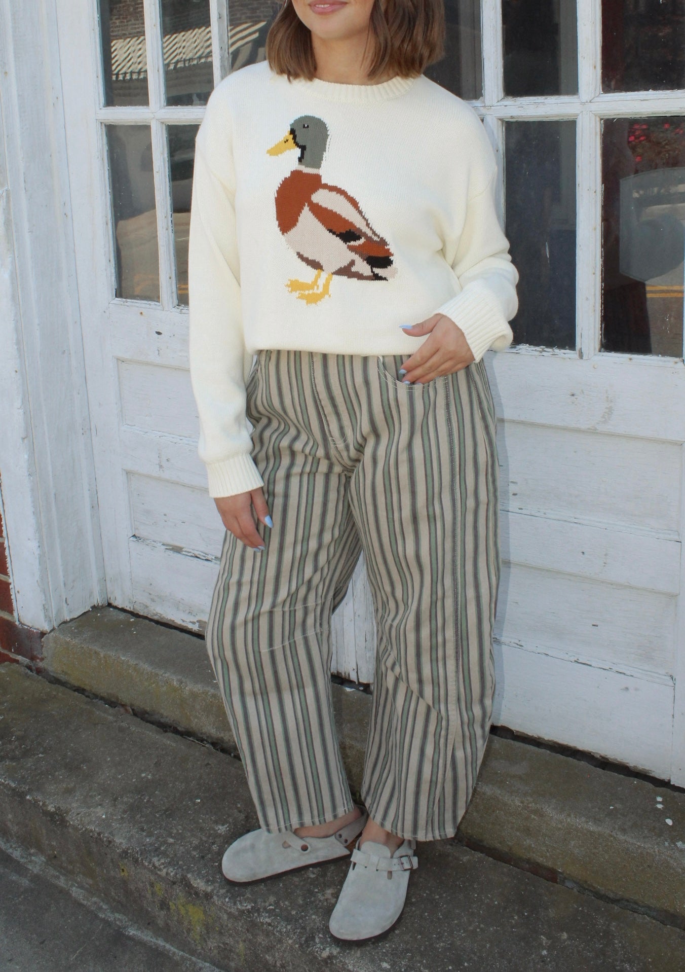 Lucky Duck Knit Sweater