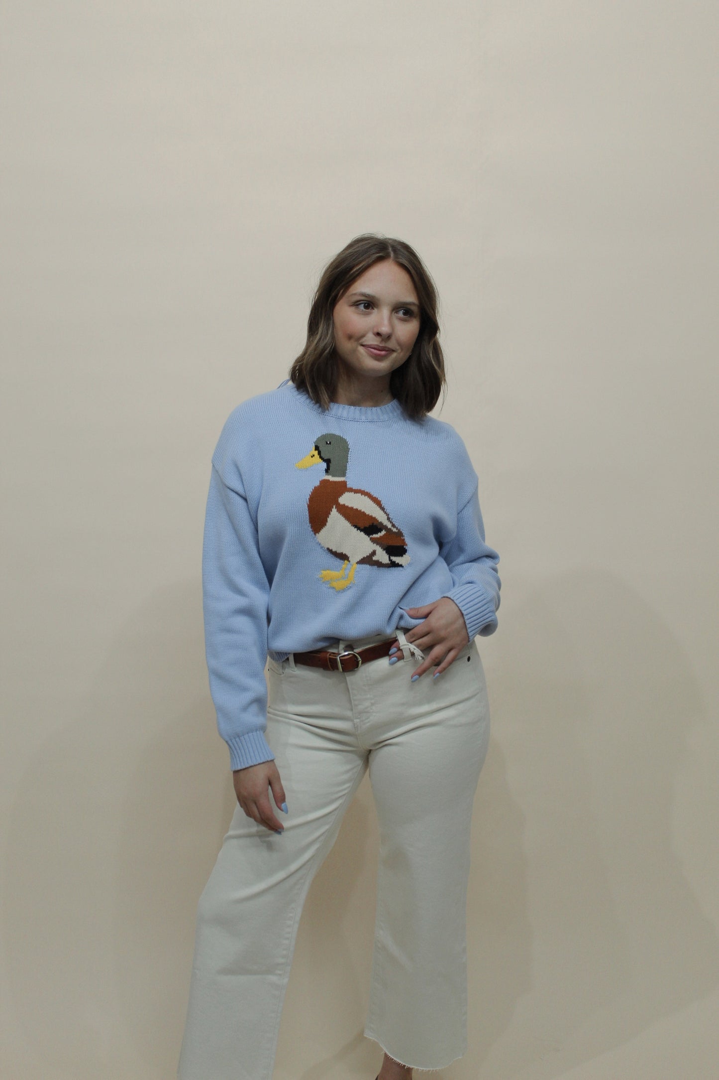 Lucky Duck Knit Sweater