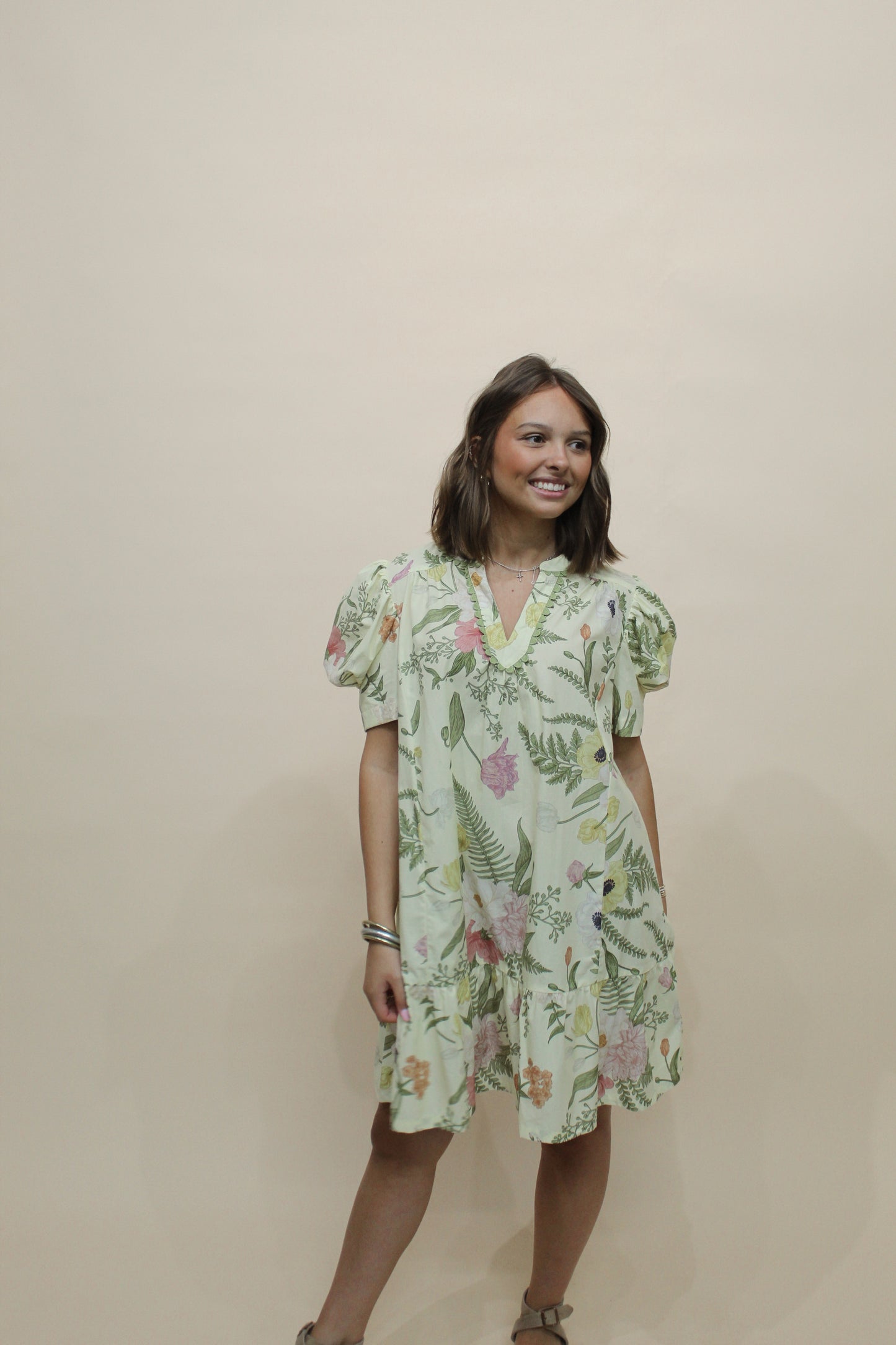 Meadow Floral Mini Dress