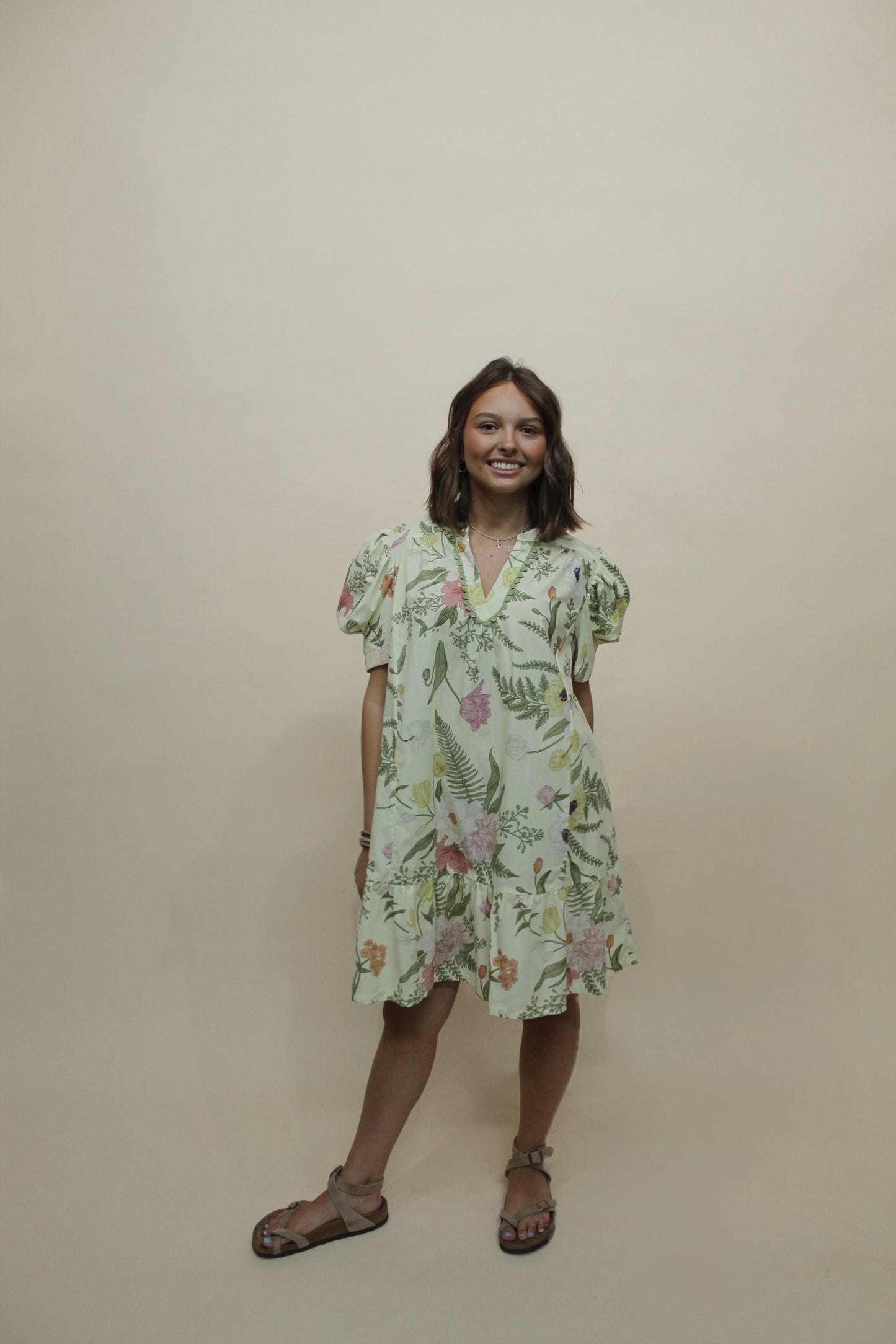 Meadow Floral Mini Dress