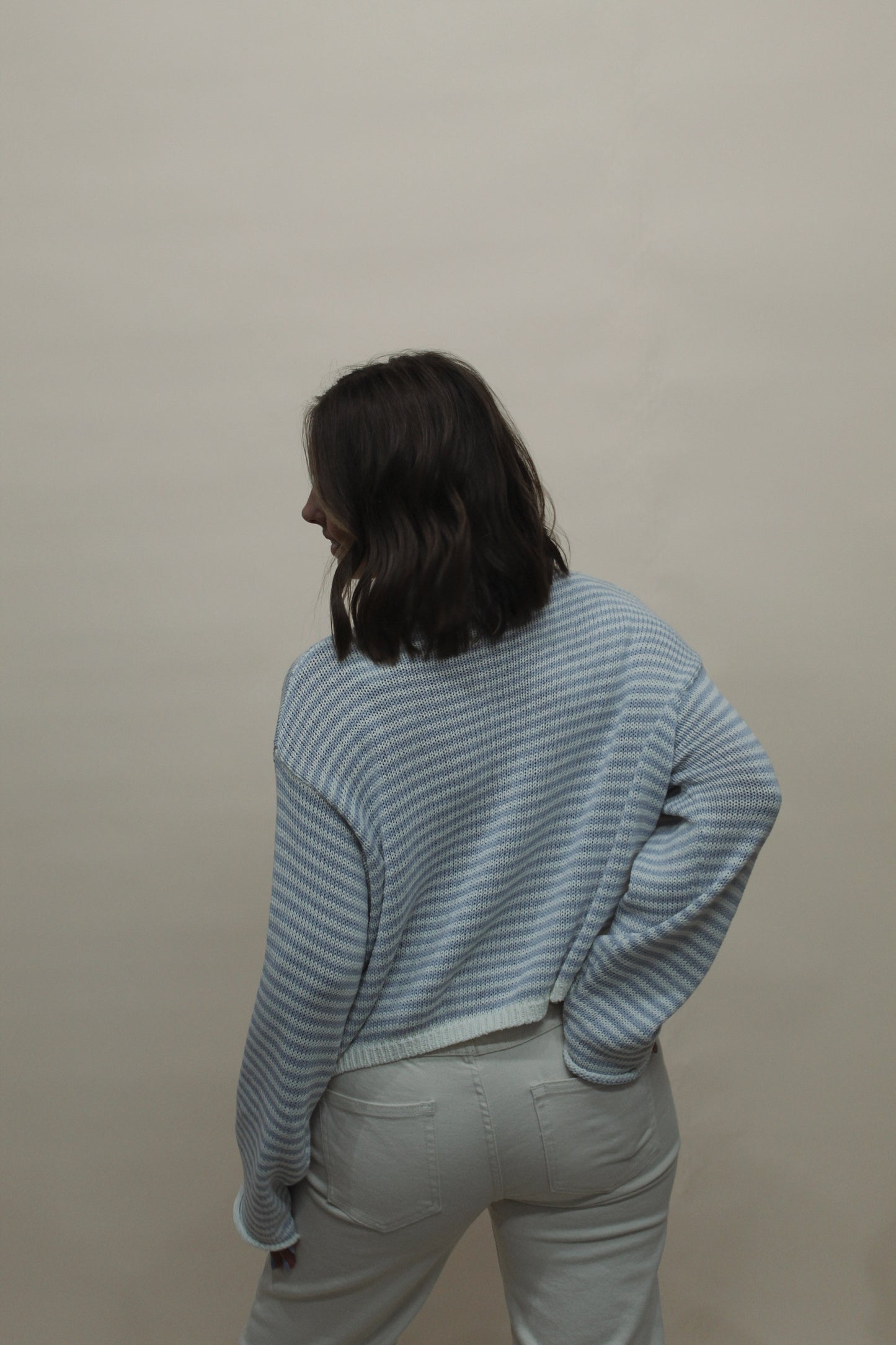 Porch Swing Striped Sweater