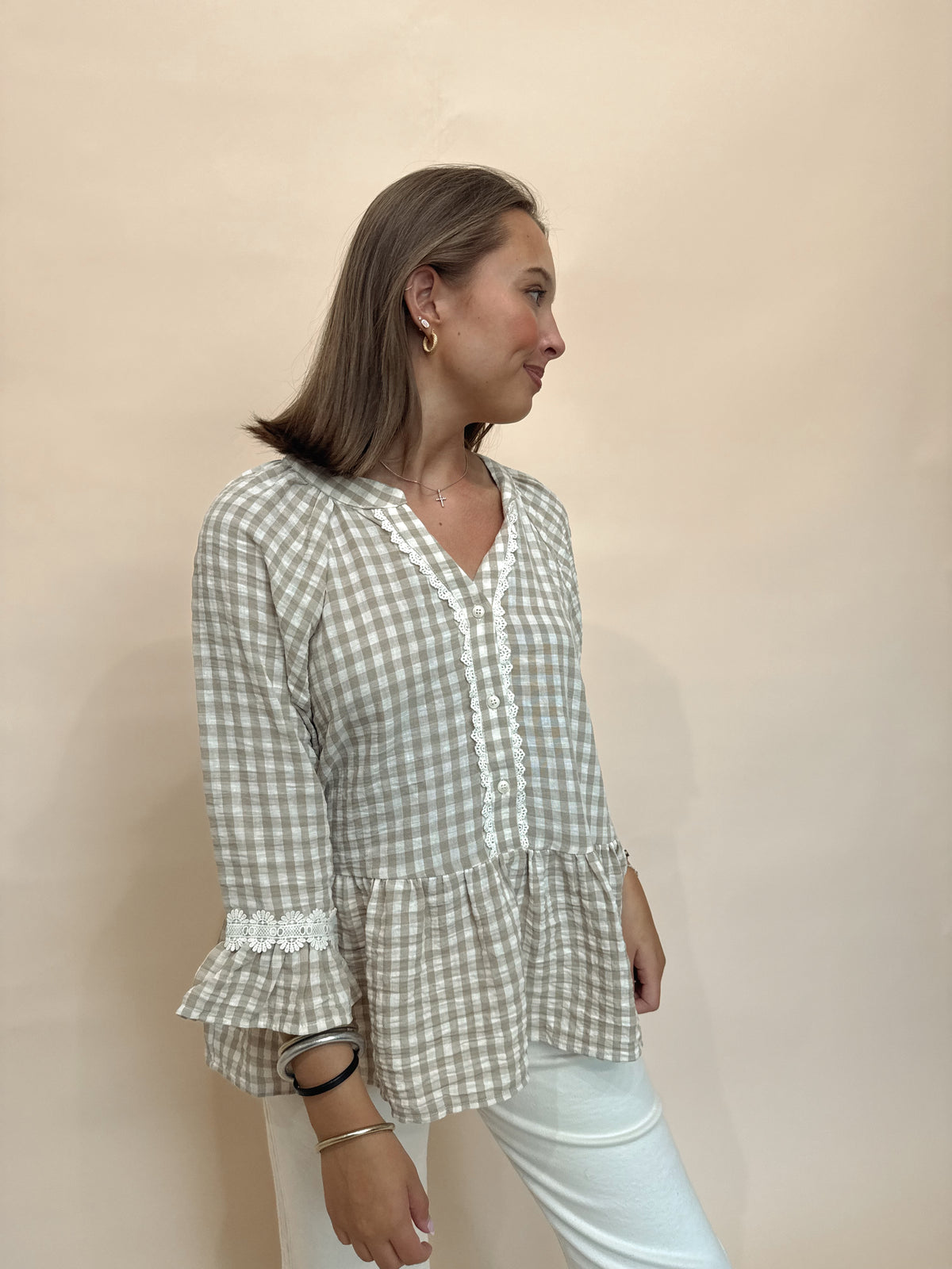 Willow Creek Gingham Top
