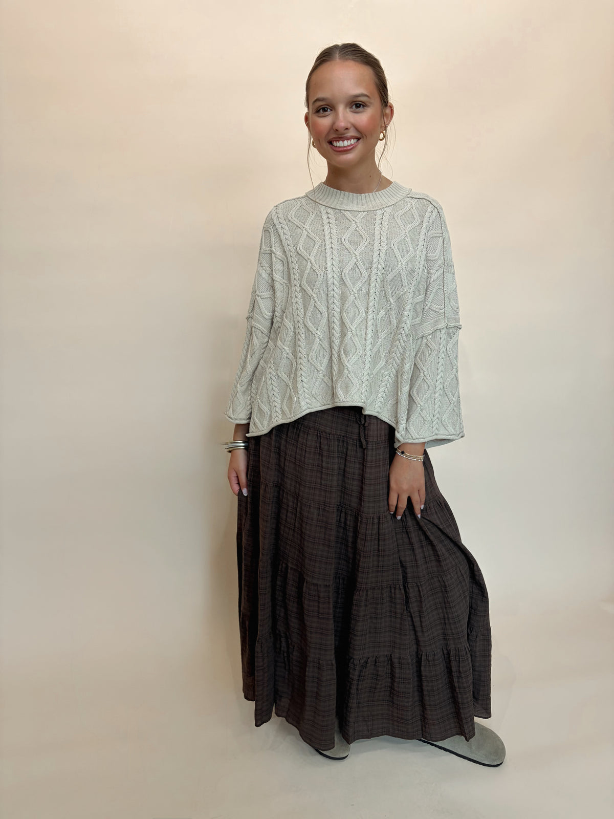 The Rowen Espresso Maxi Skirt
