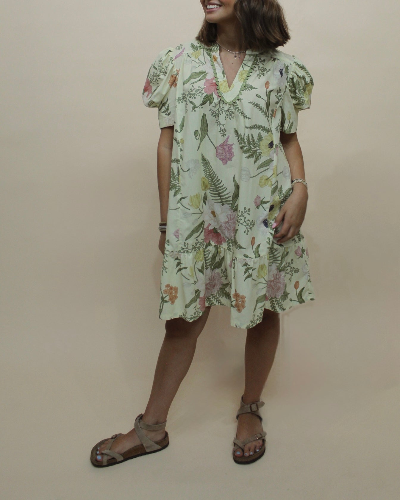 Meadow Floral Mini Dress