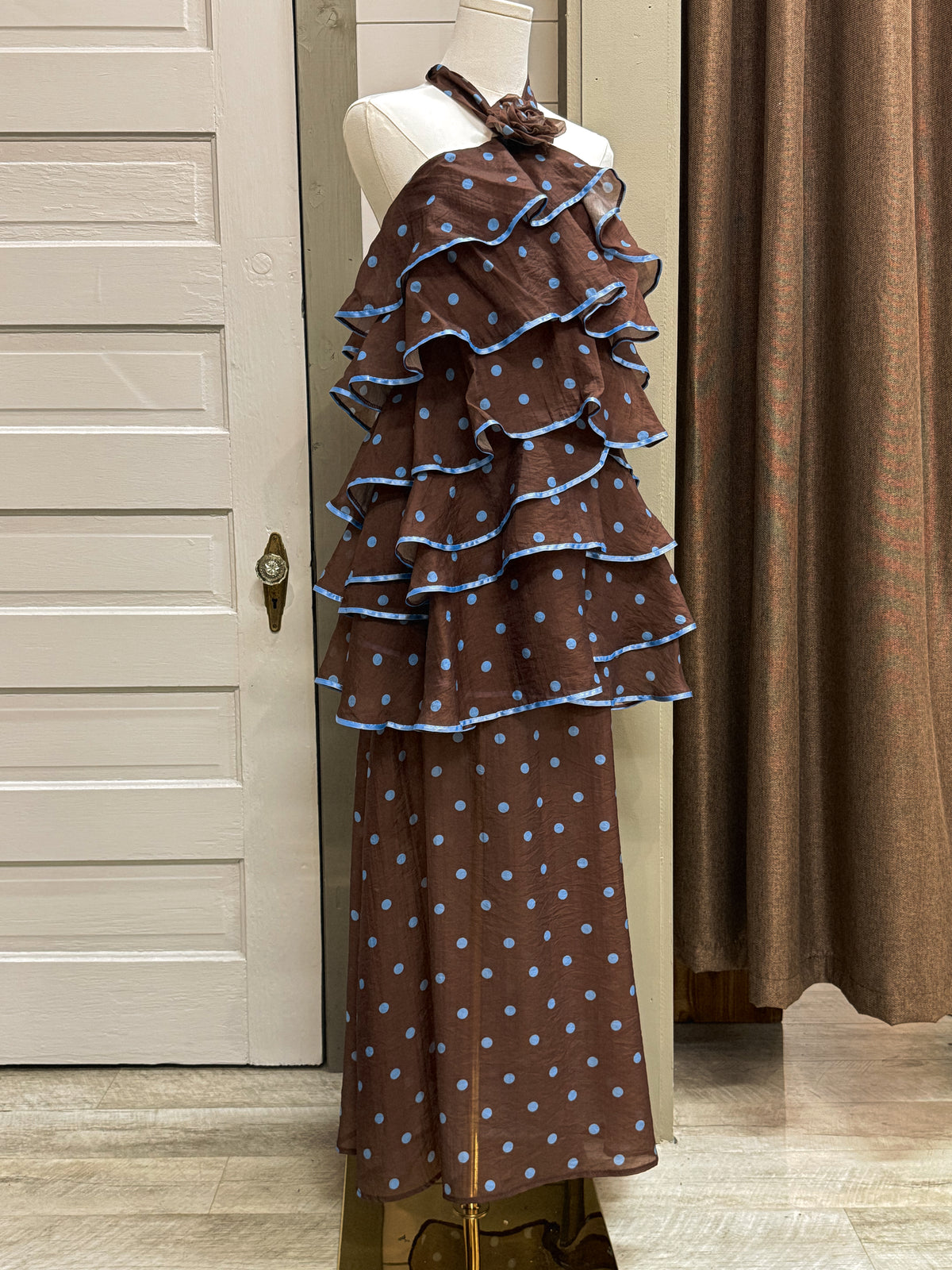 The Francie Ruffle Maxi Dress