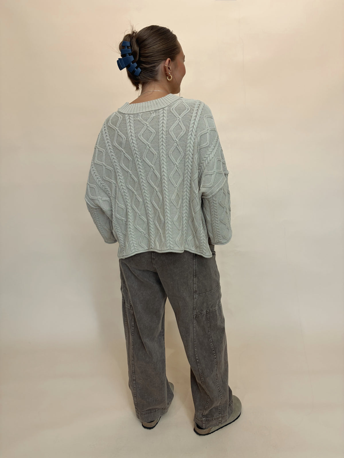 Woodland Stroll Coffee Wide Leg Pants