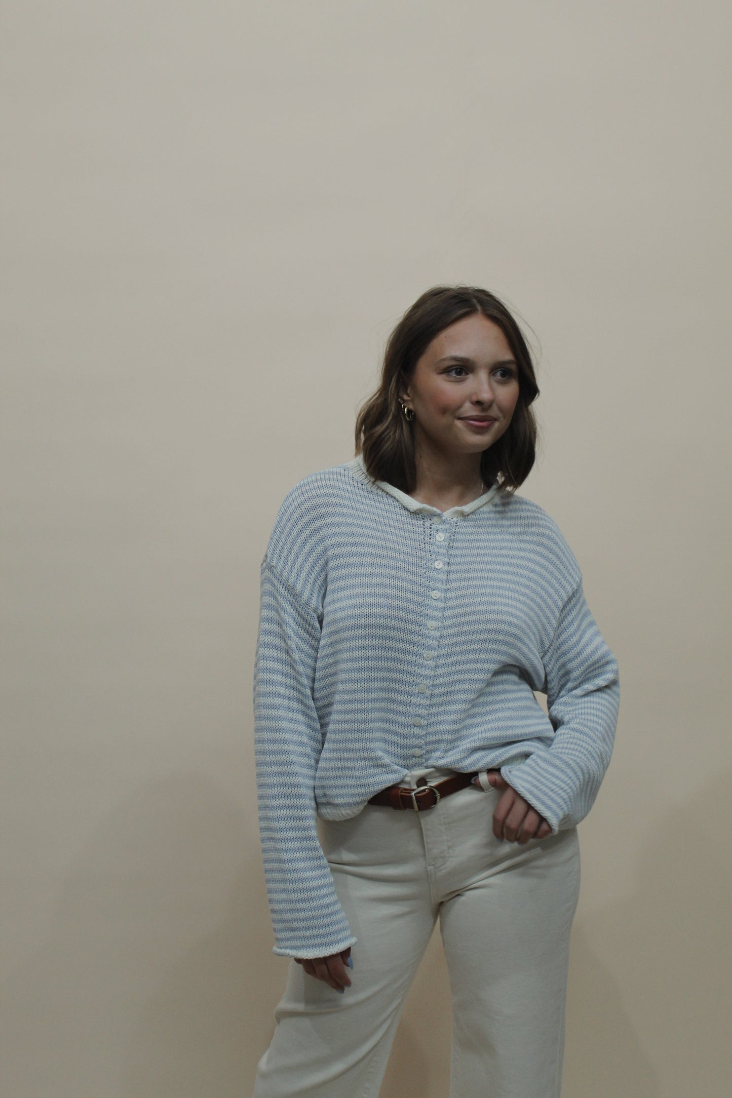 Porch Swing Striped Sweater