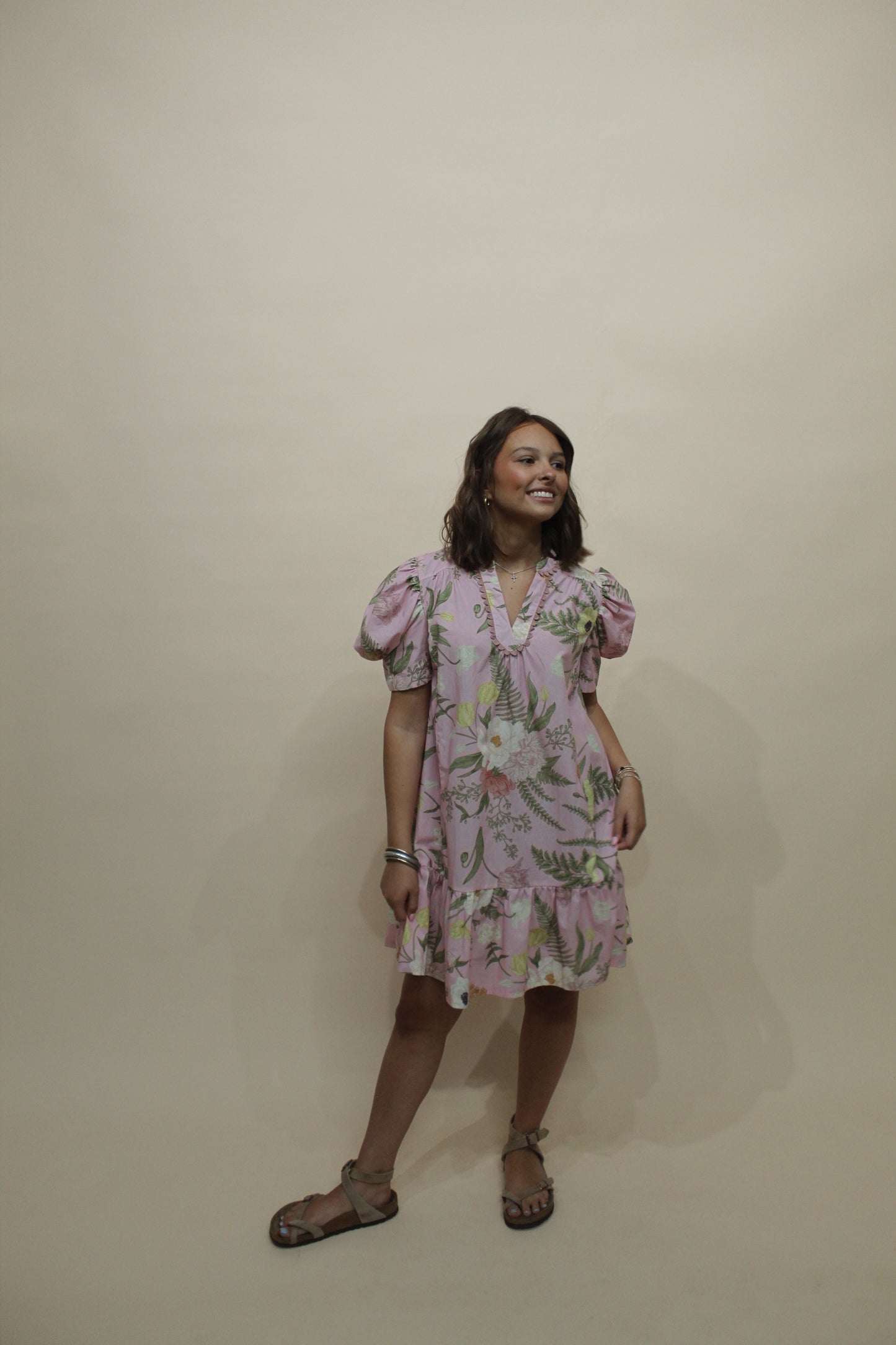 Meadow Floral Mini Dress