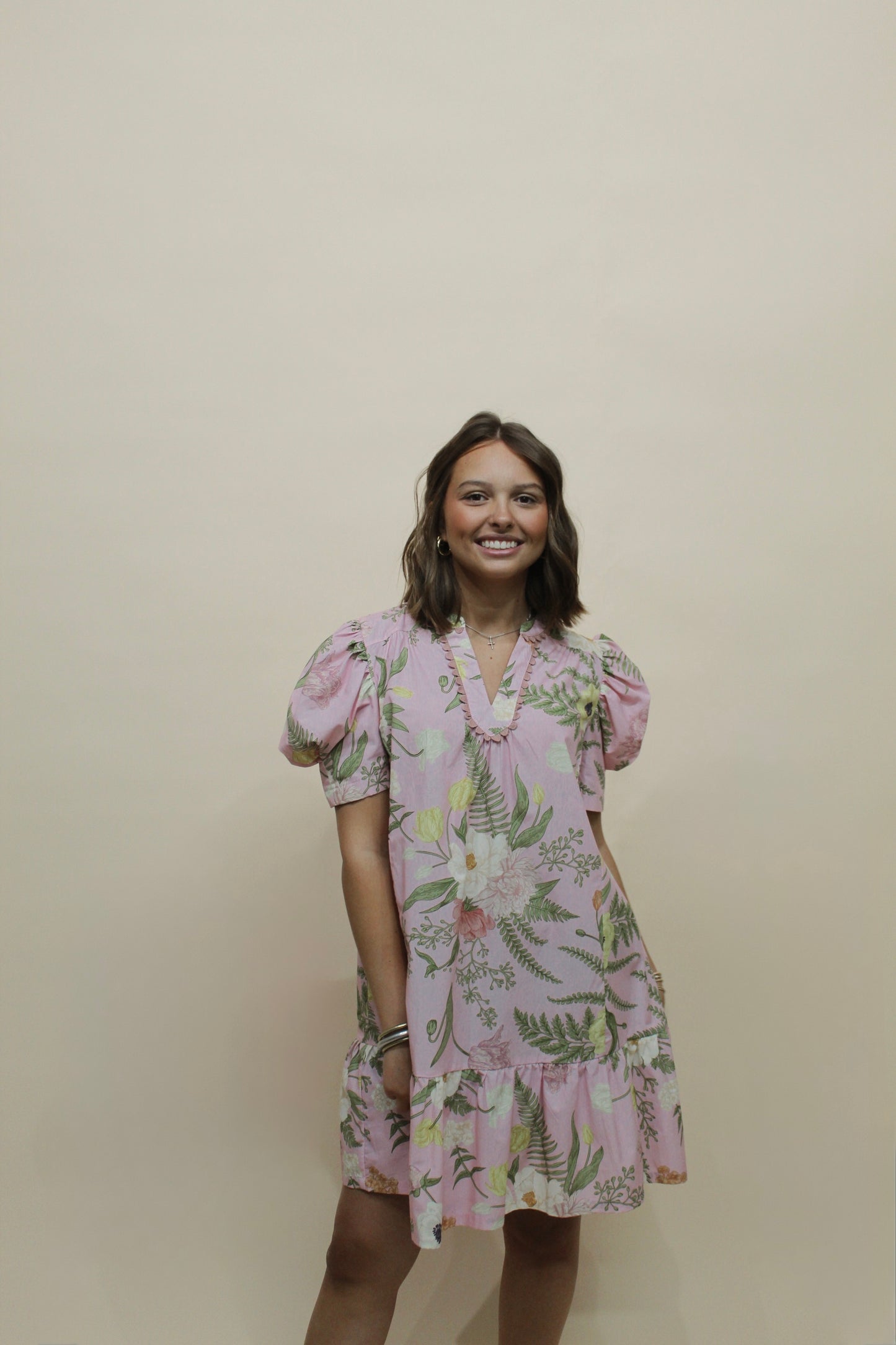 Meadow Floral Mini Dress