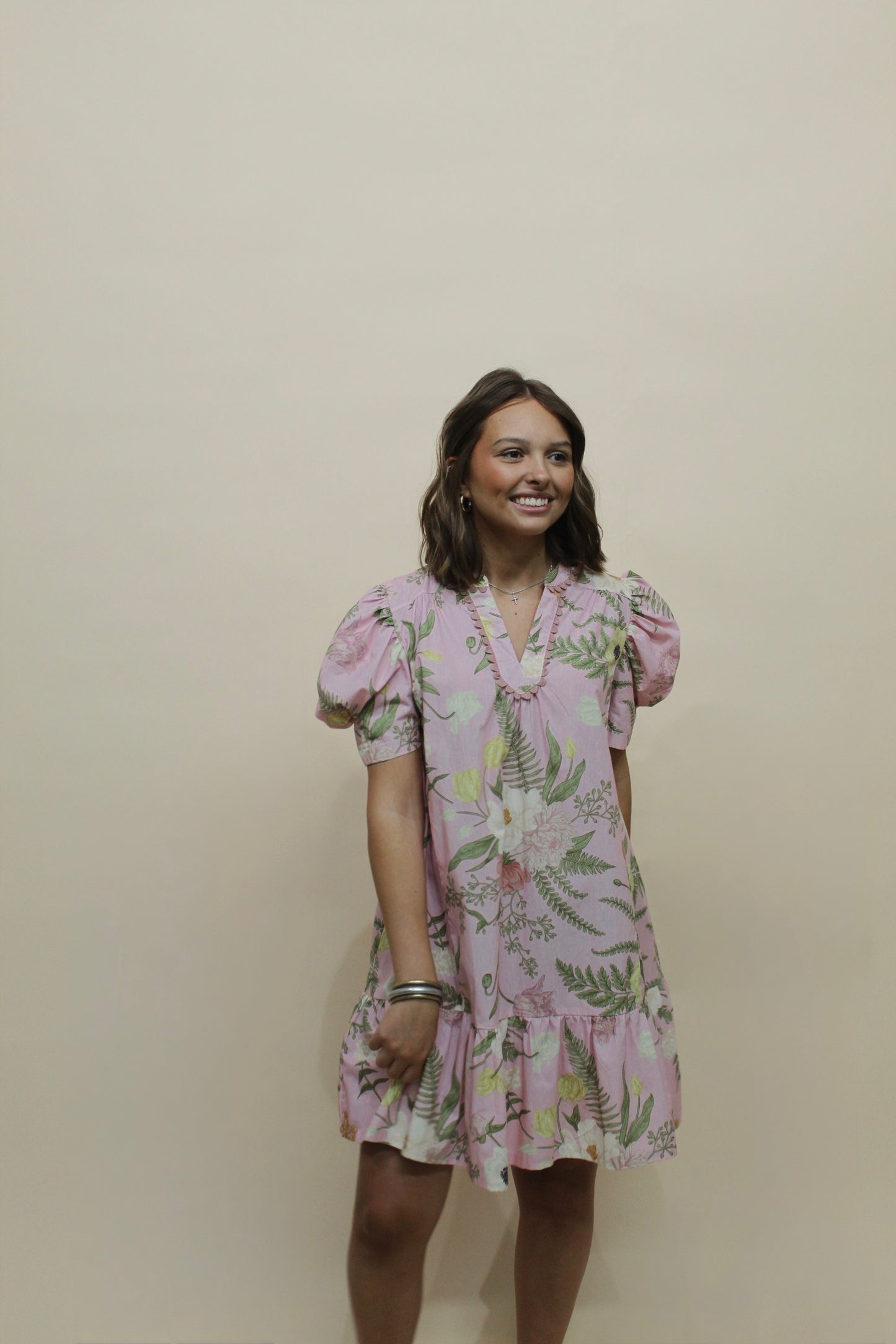 Meadow Floral Mini Dress