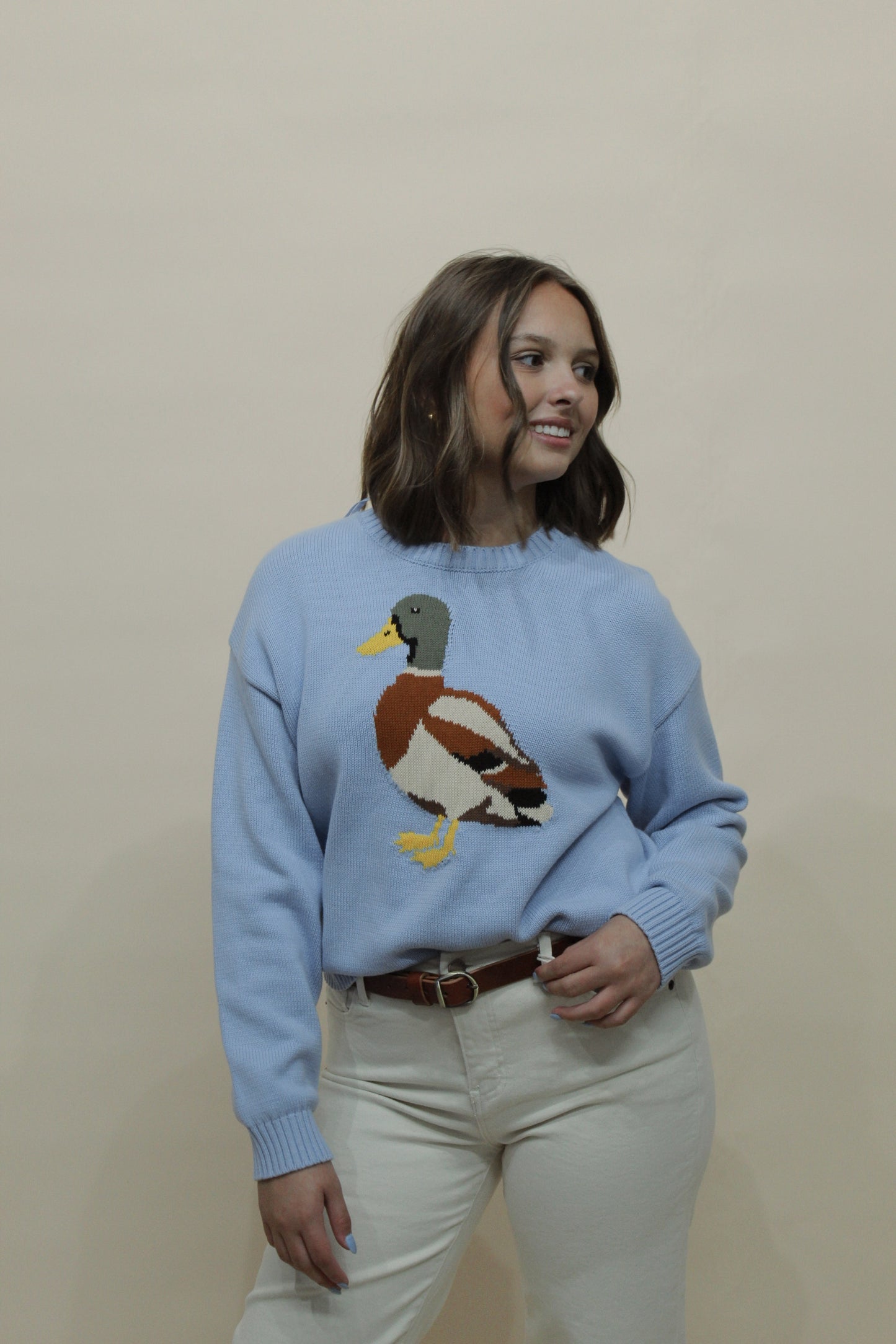 Lucky Duck Knit Sweater