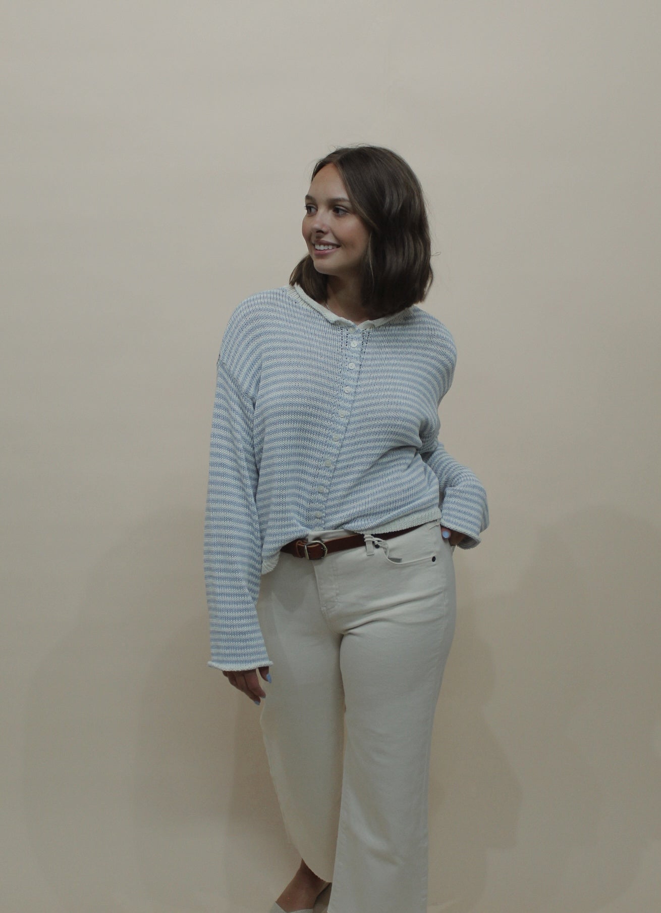 Porch Swing Striped Sweater