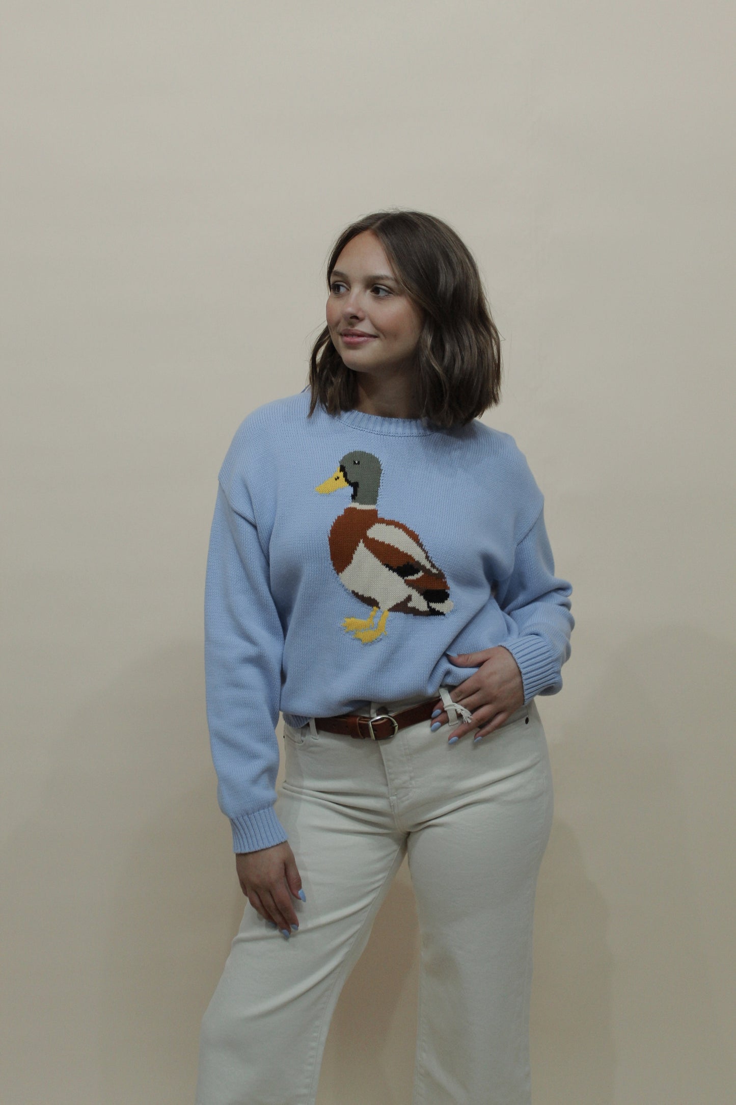 Lucky Duck Knit Sweater