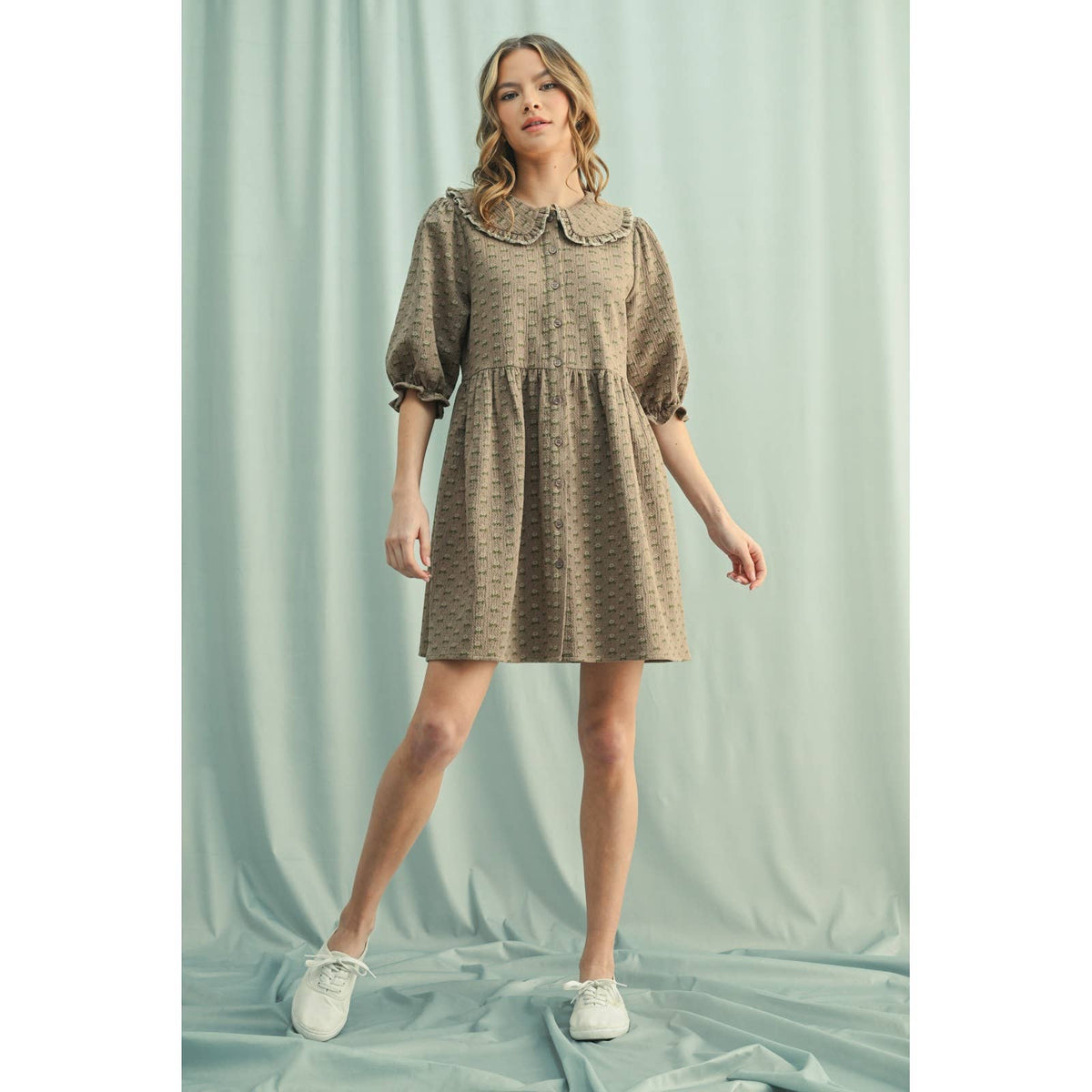 The Meadow Floral Collar Dress