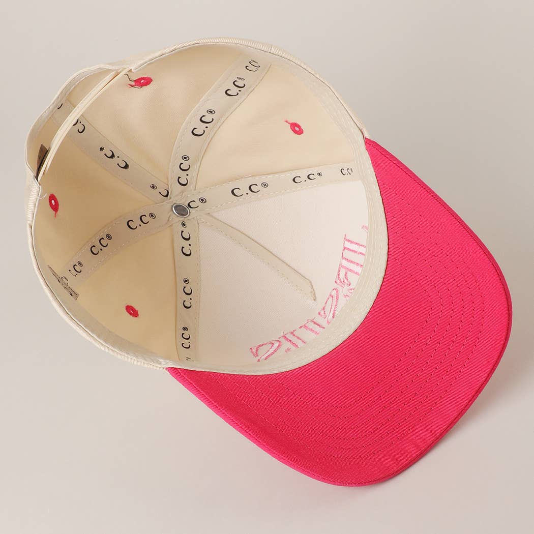 JESUS Burgundy Typography Embroidered Trucker Hat Regular