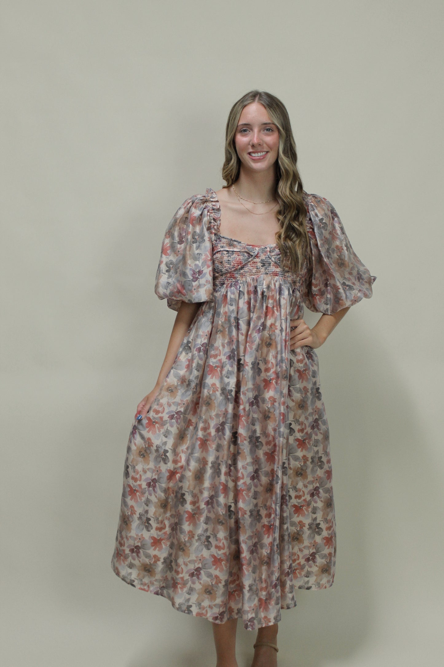 Cara Faye Floral Maxi Dress