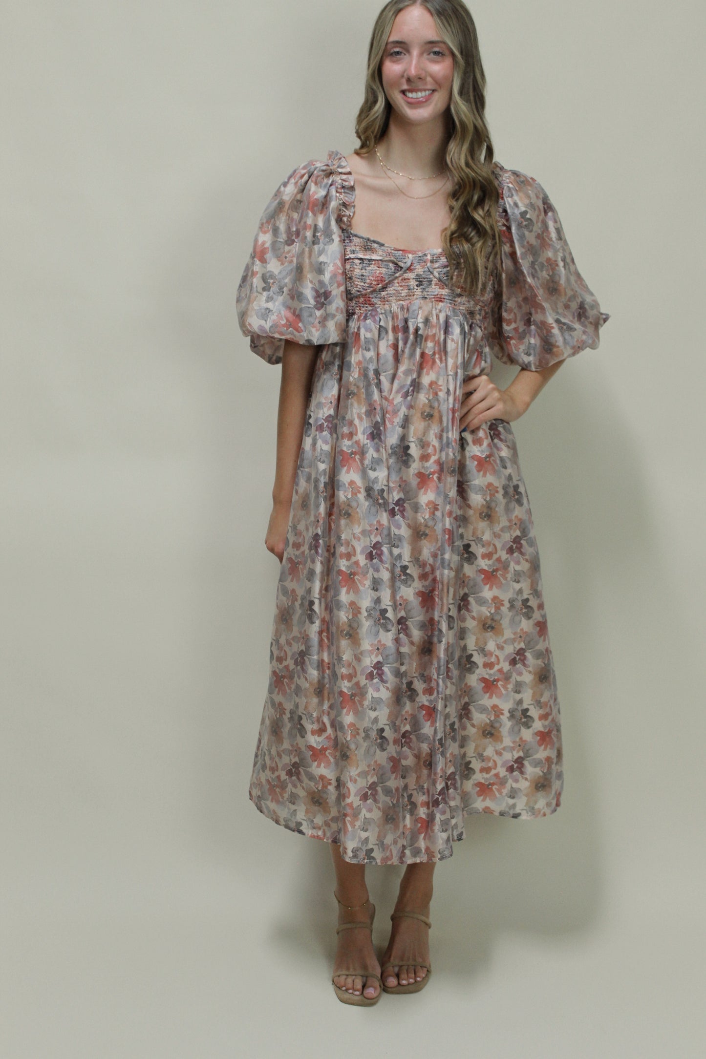 Cara Faye Floral Maxi Dress