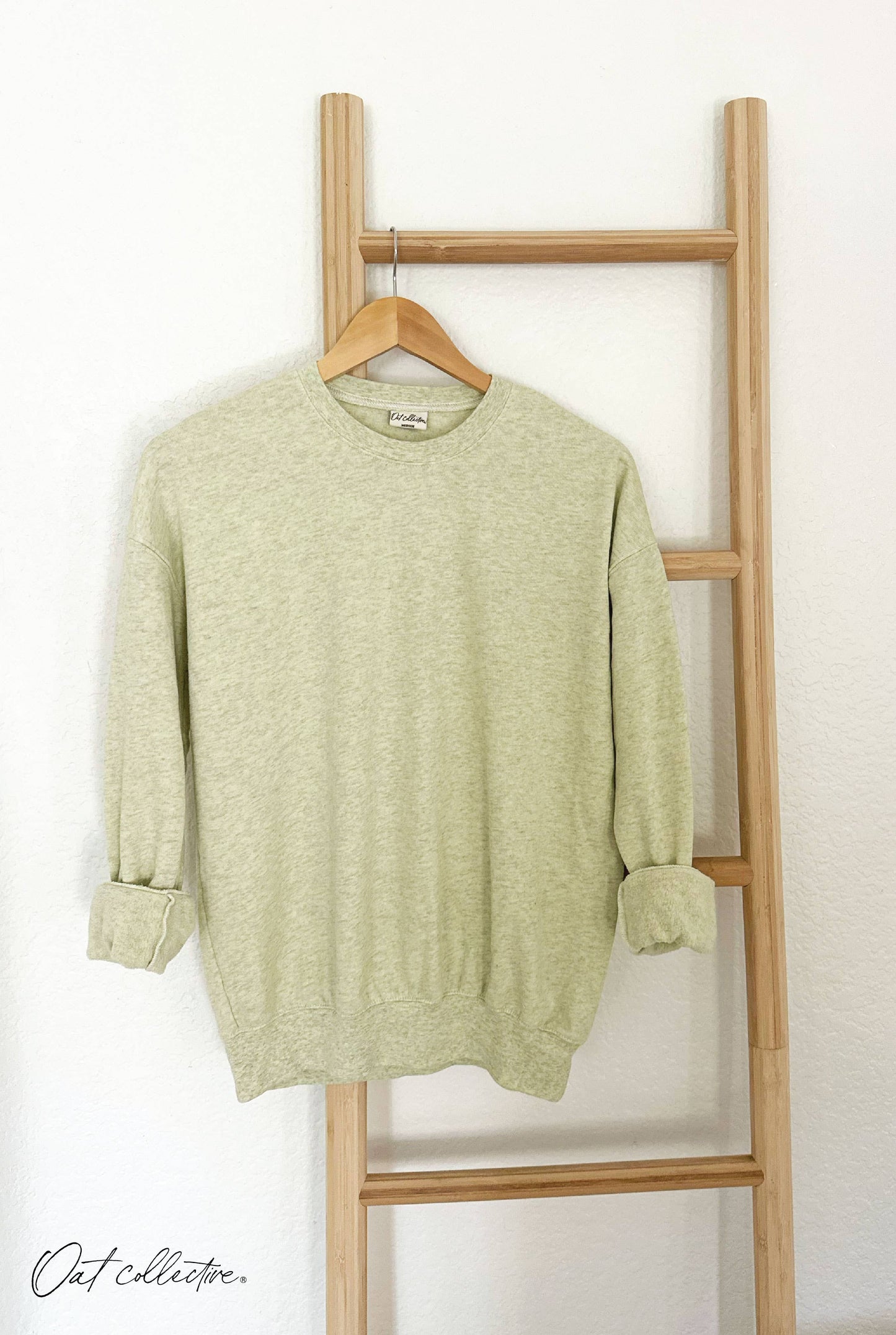 OAT COLLECTIVE Teal Basic Sweatshirt