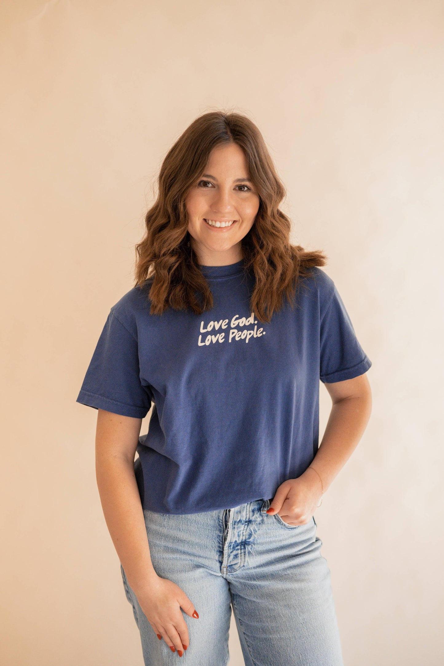 Love God Love People Christian Tee