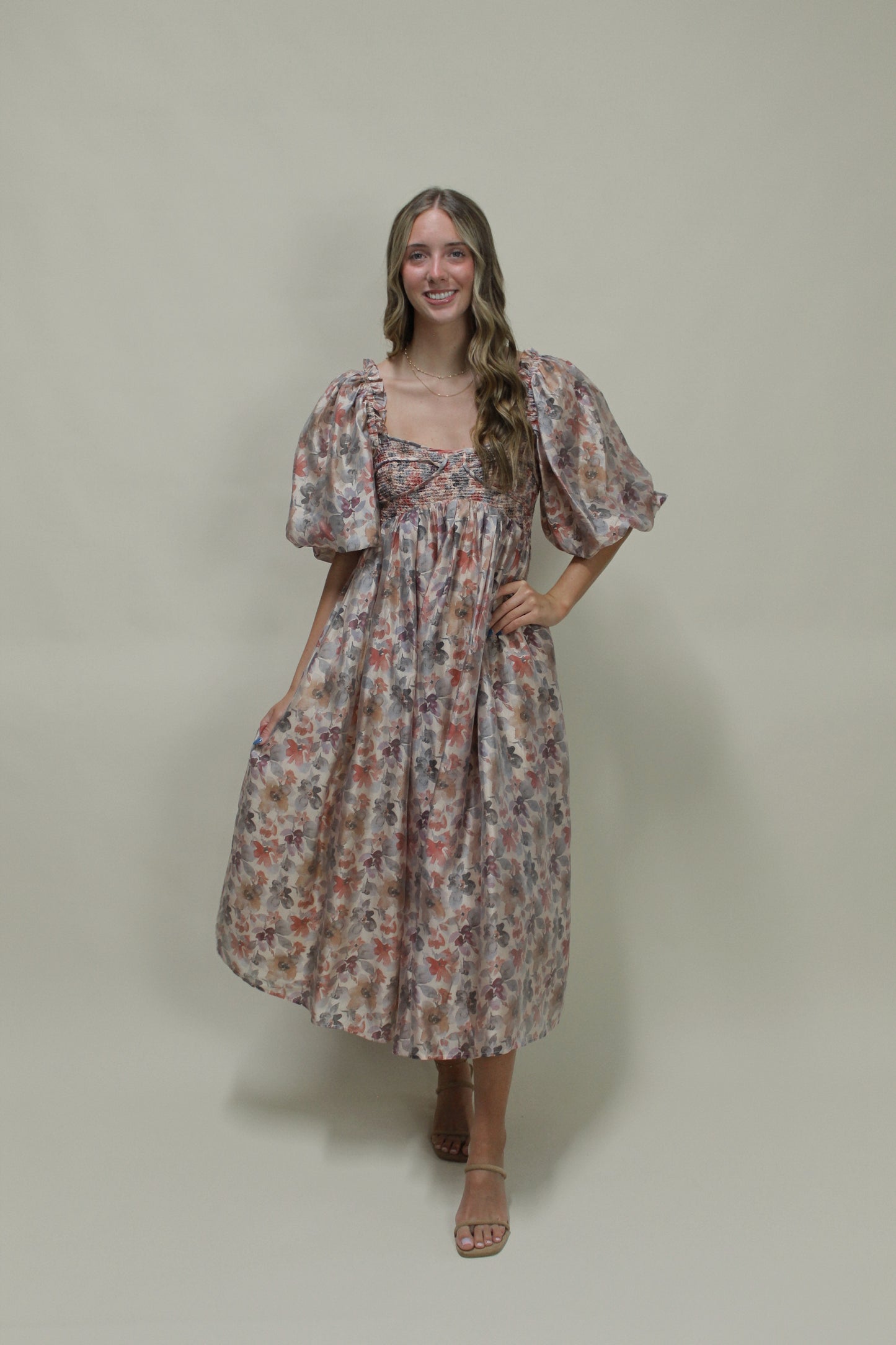 Cara Faye Floral Maxi Dress