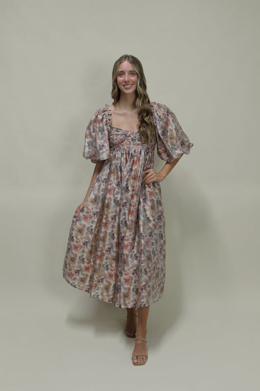 Cara Faye Floral Maxi Dress