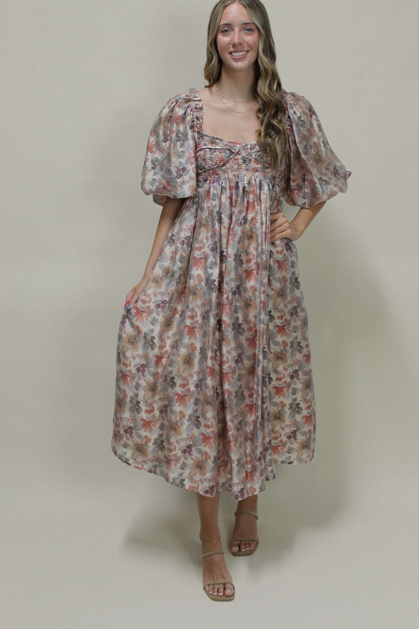 Cara Faye Floral Maxi Dress