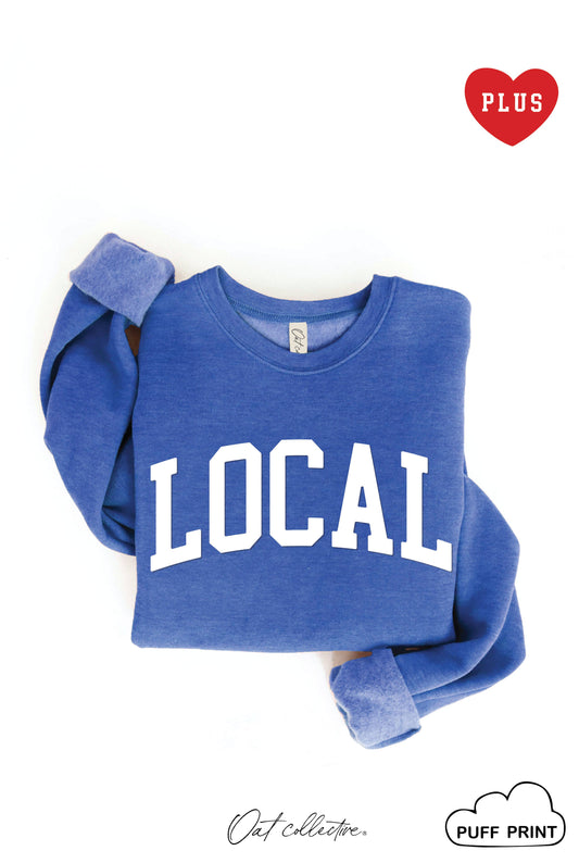 OAT COLLECTIVE Plus Blue LOCAL Sweatshirt