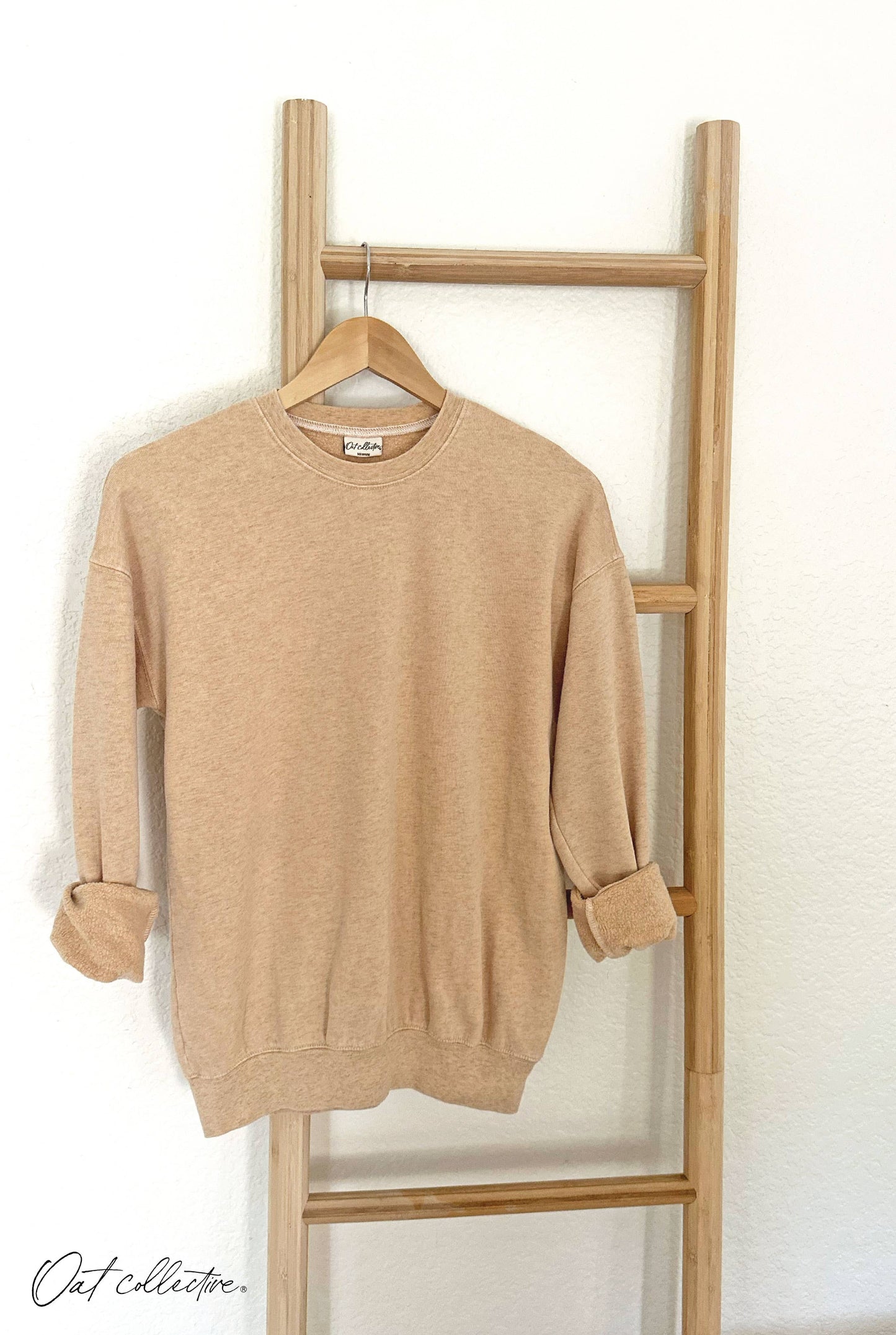 OAT COLLECTIVE Teal Basic Sweatshirt