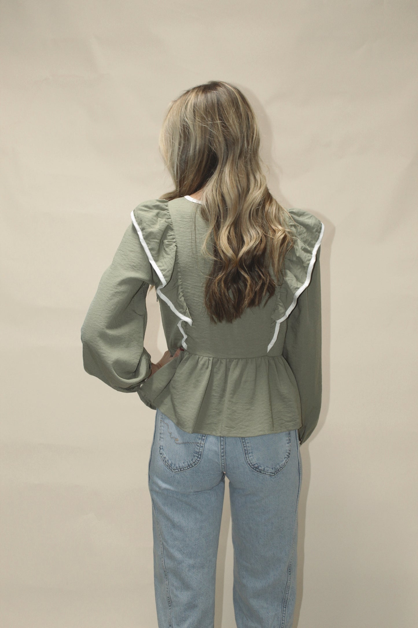 Abby Sage Peplum Blouse