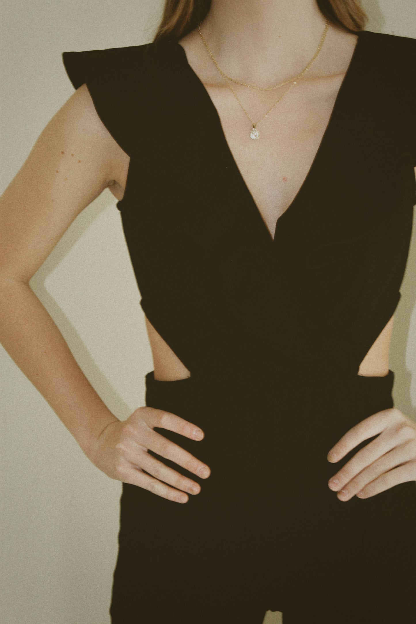 Sable Rae Denim Jumpsuit - Black
