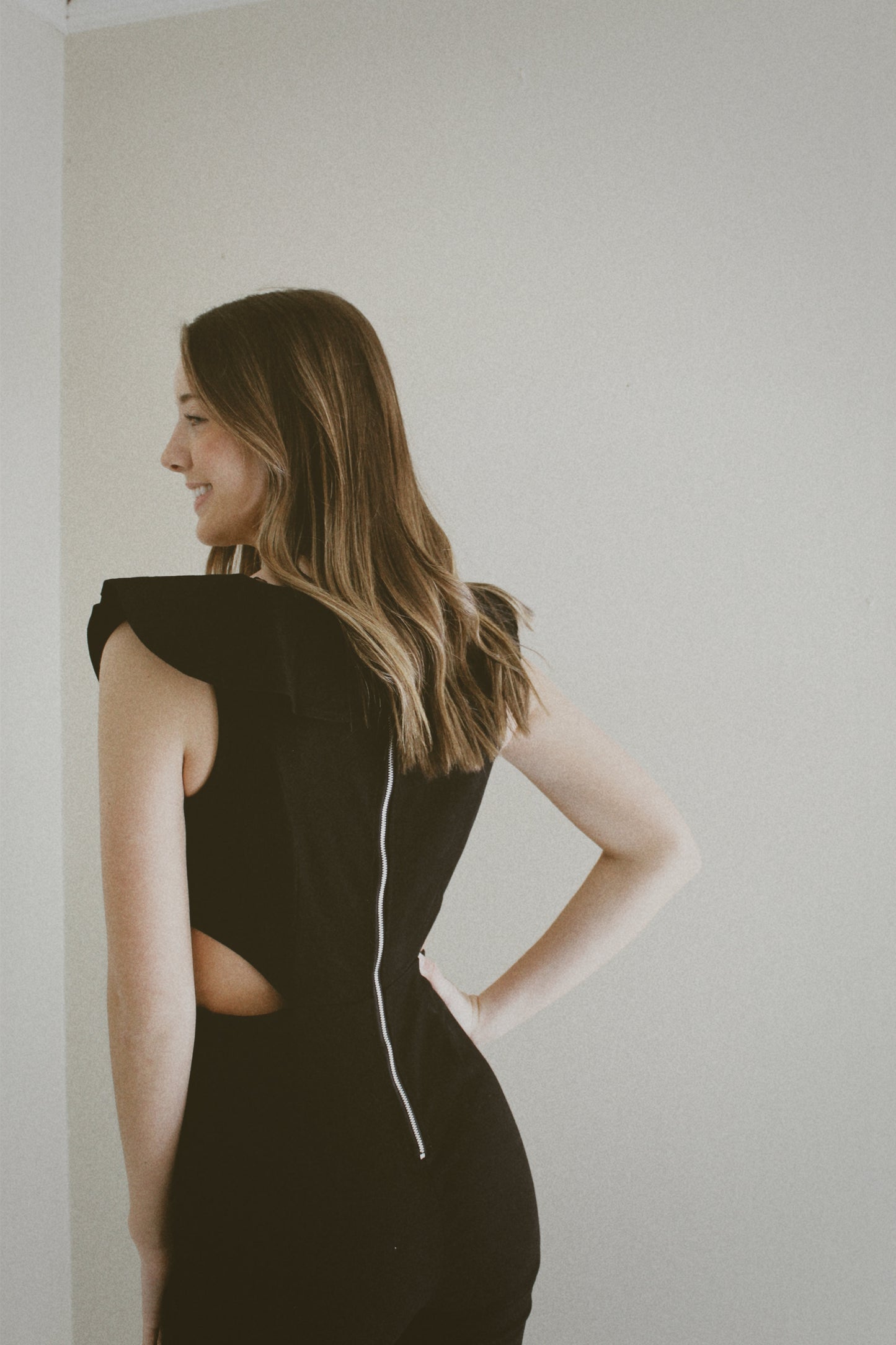 Sable Rae Denim Jumpsuit - Black