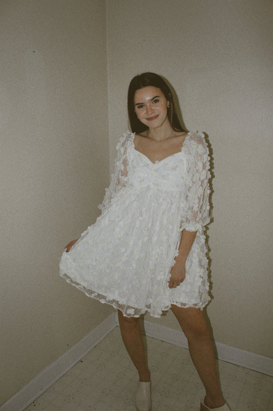 Adeline Knox Butterfly Babydoll Dress