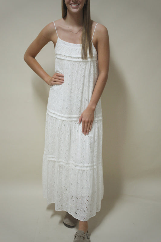 Rylee Faye Eyelet Maxi Dress